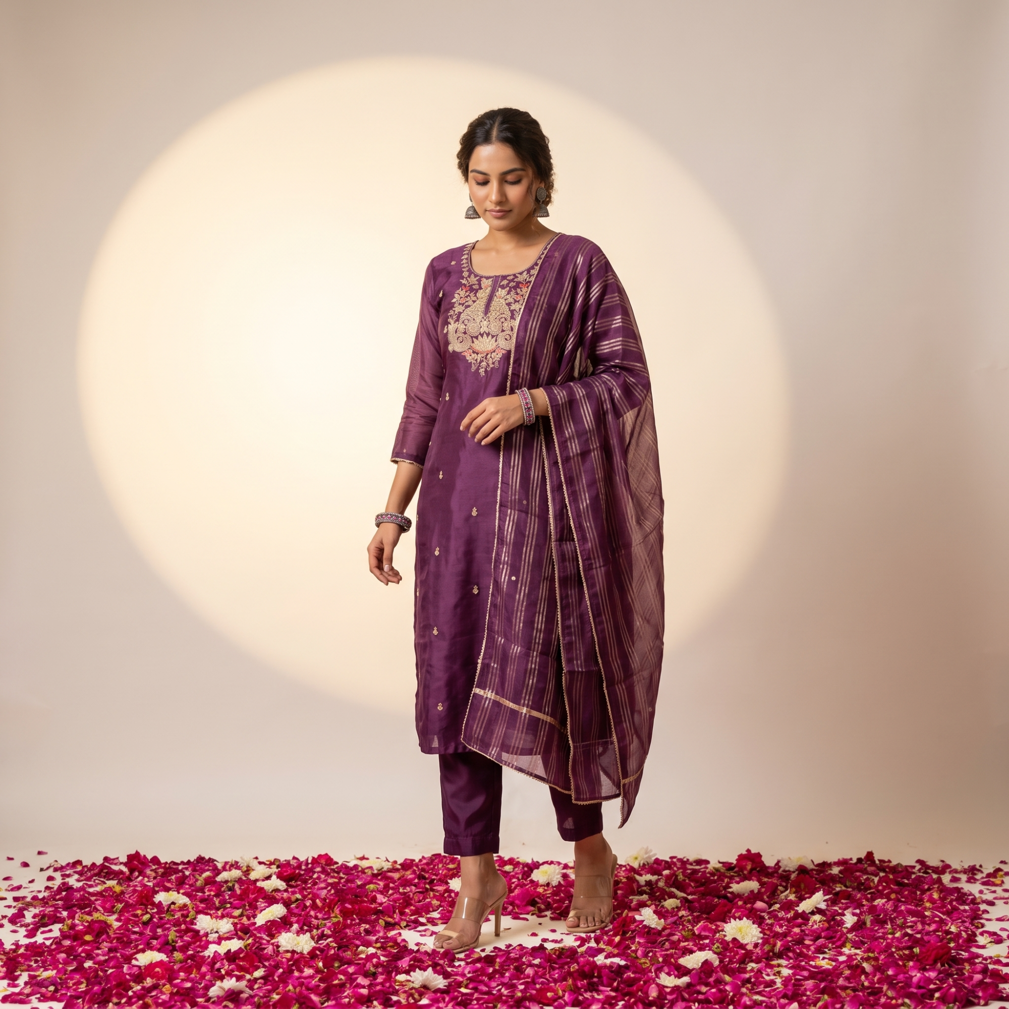 PURE KORA SILK (UNSTITCHED SUIT)