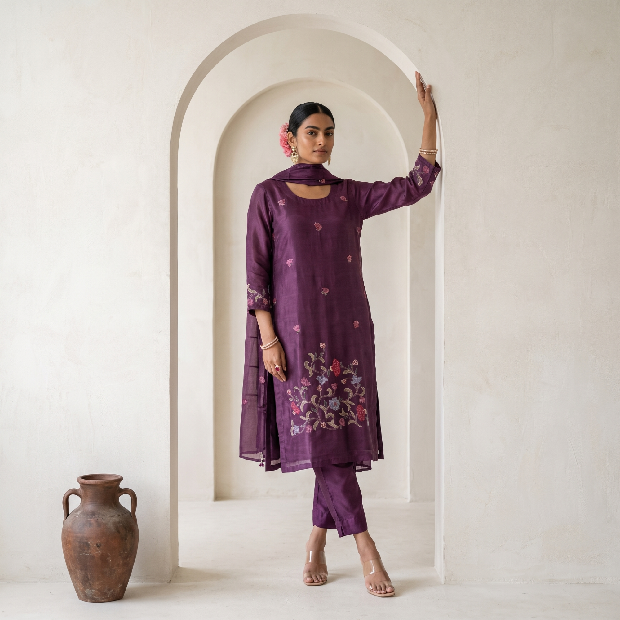 PURE KORA SILK (UNSTITCHED SUIT)