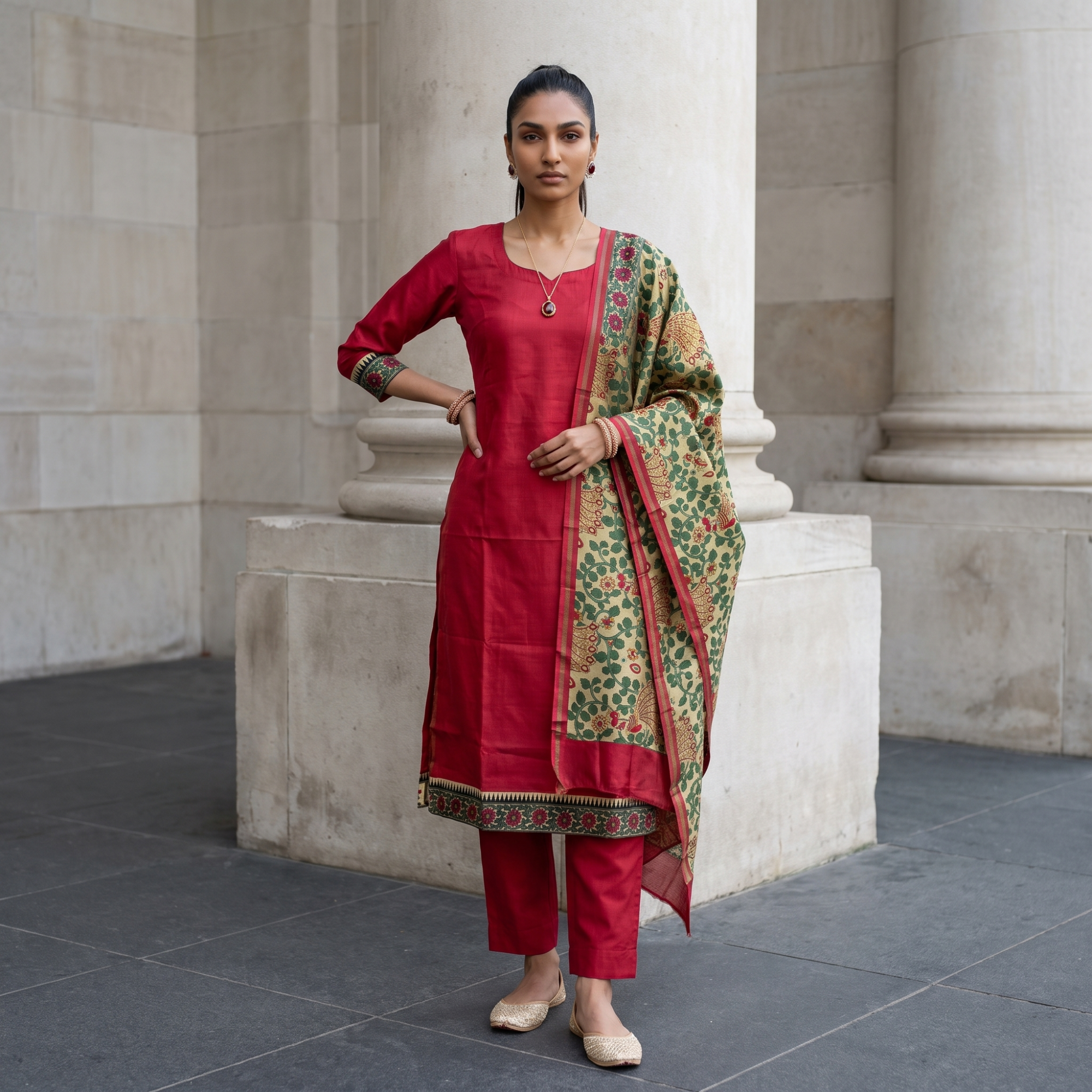 MAHESHWARI SILK ( UNSTITCHED SUIT)