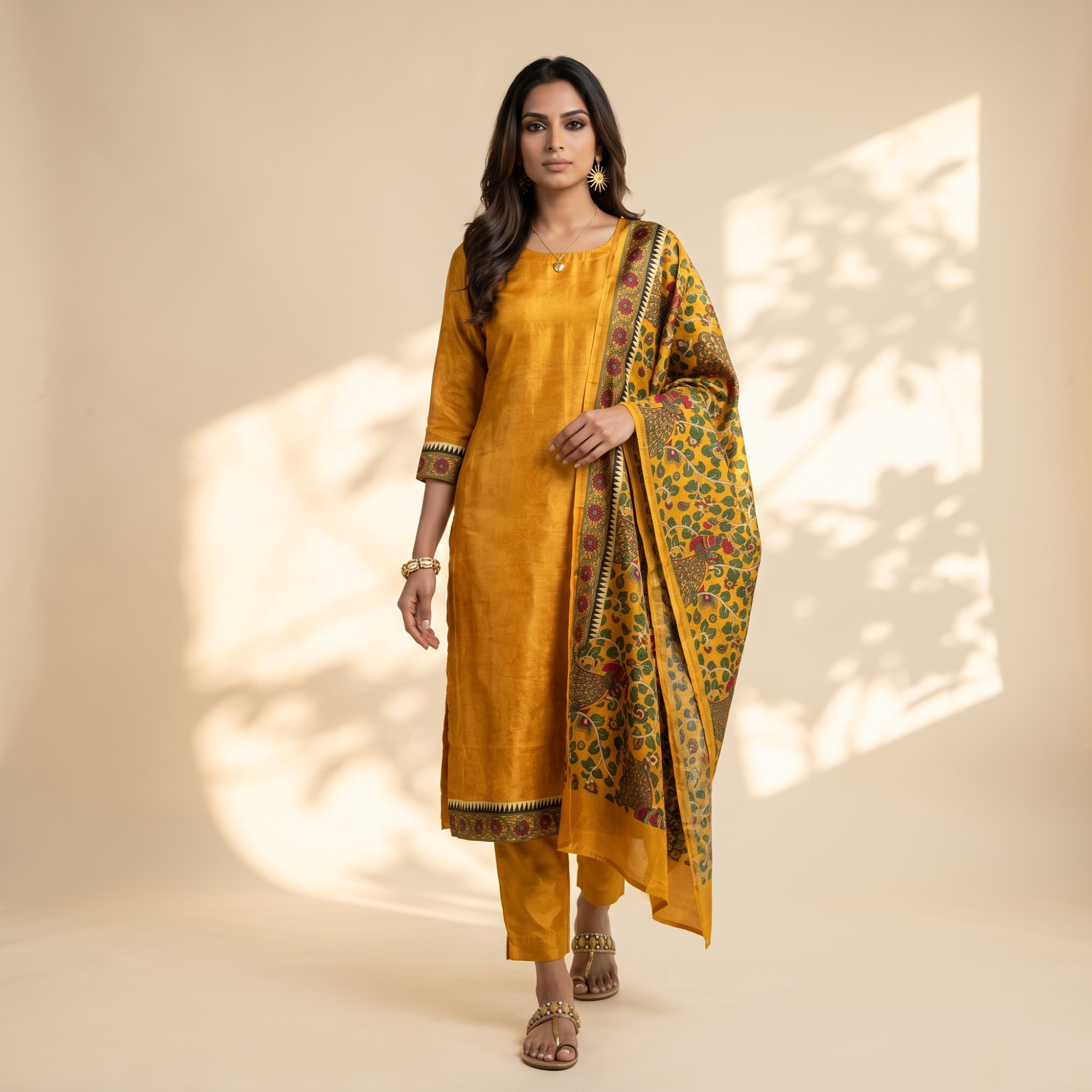 MAHESHWARI SILK ( UNSTITCHED SUIT)