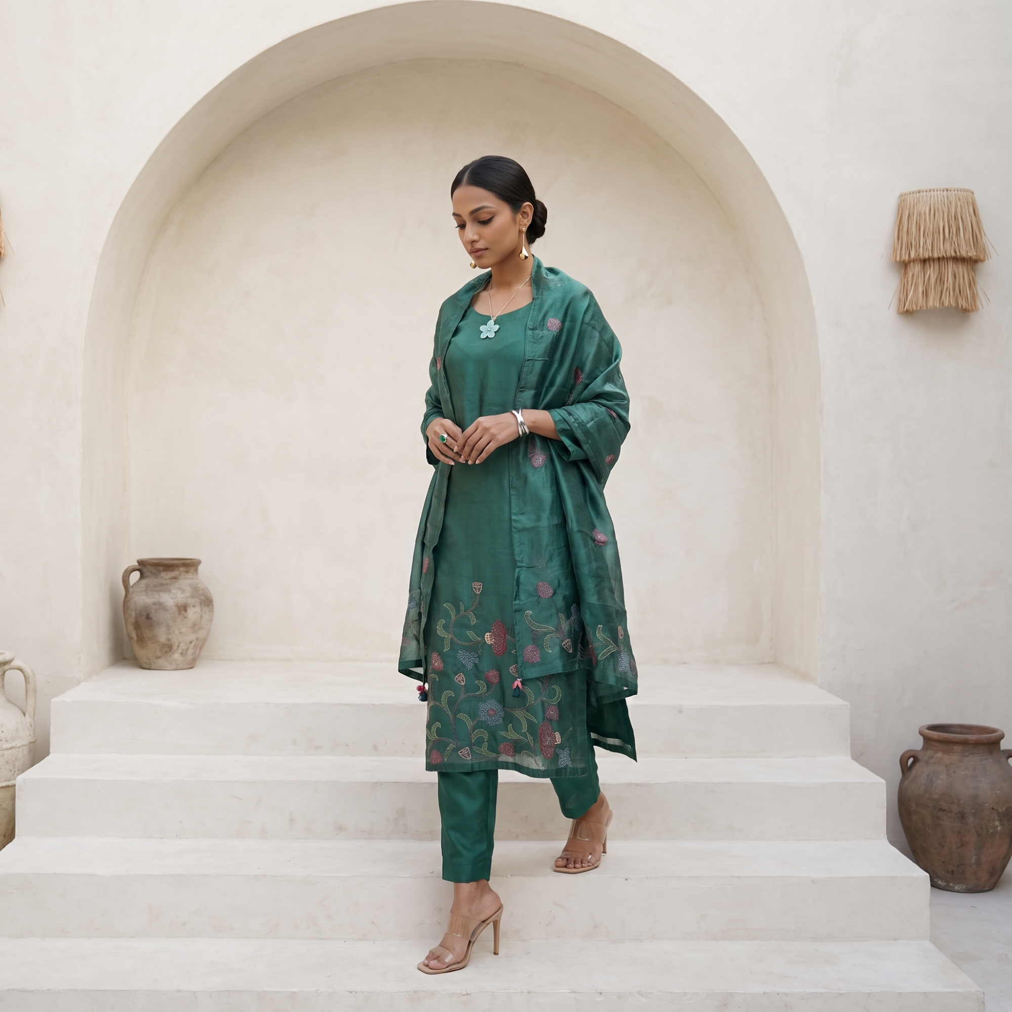 PURE KORA SILK (UNSTITCHED SUIT)