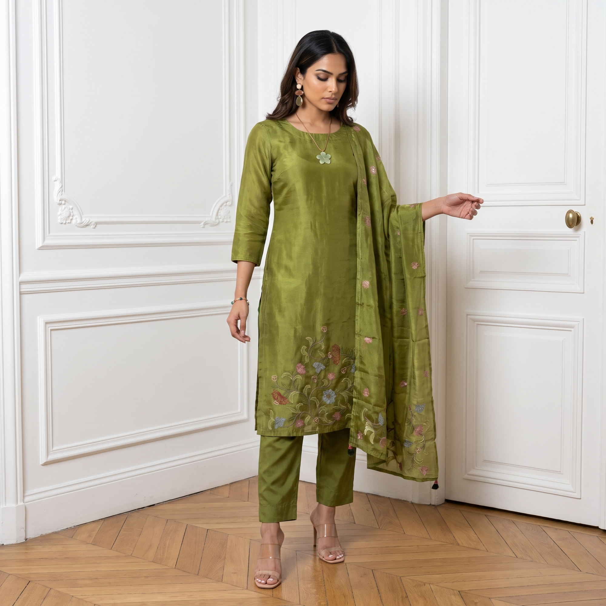 PURE KORA SILK (UNSTITCHED SUIT)