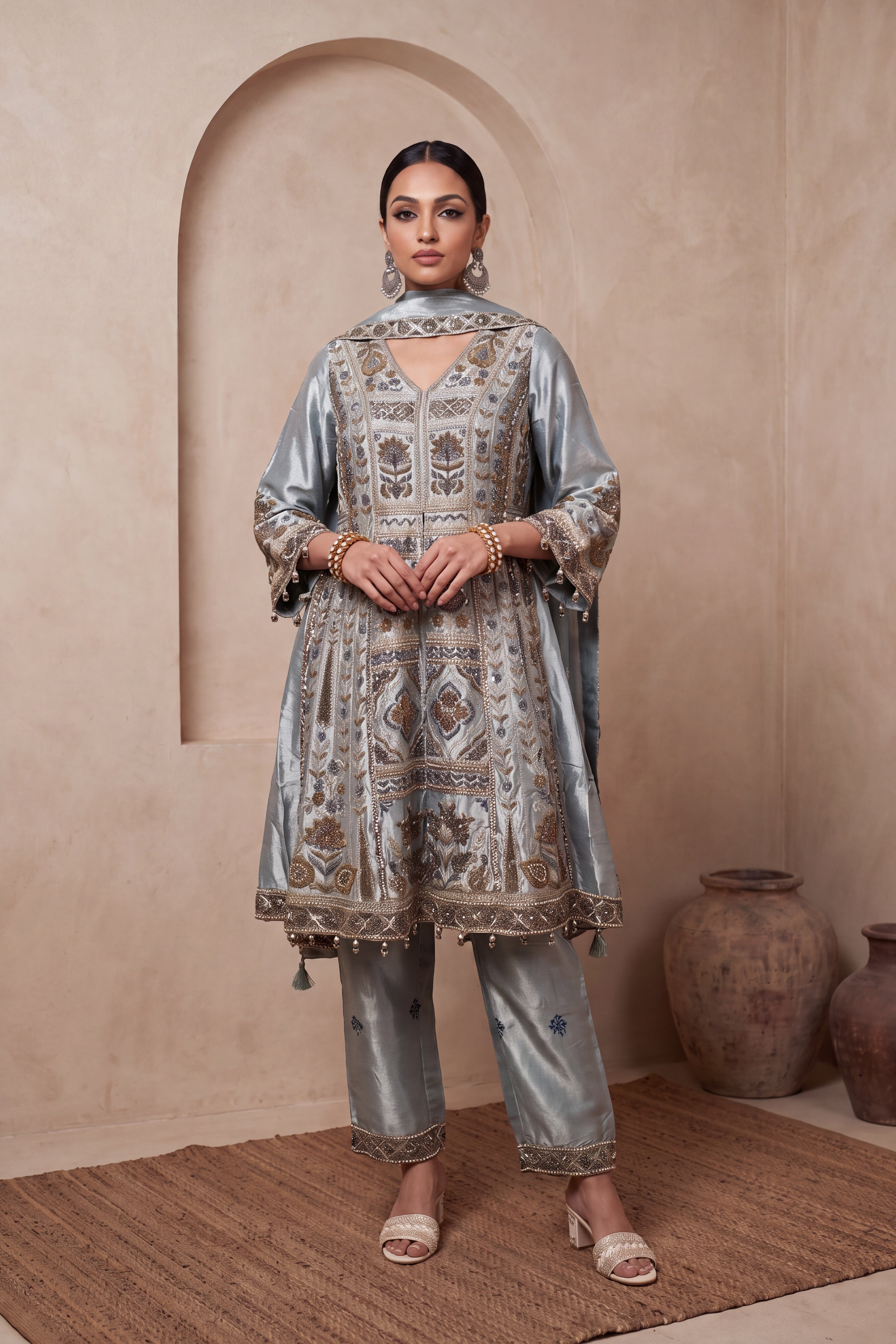 ANARKALI KURTI SET (READY MADE)