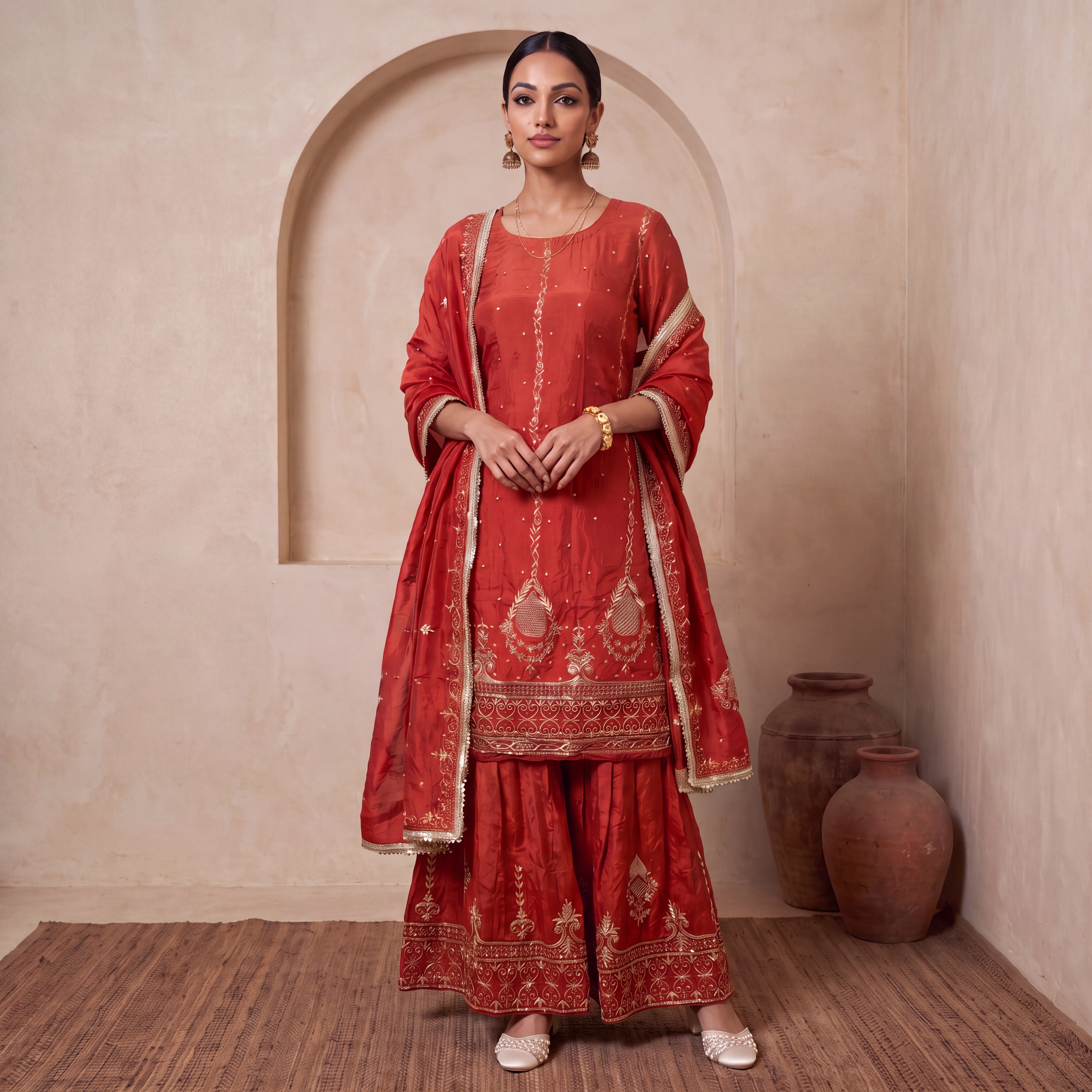 SHARARA SUIT (UNSTITCHED)