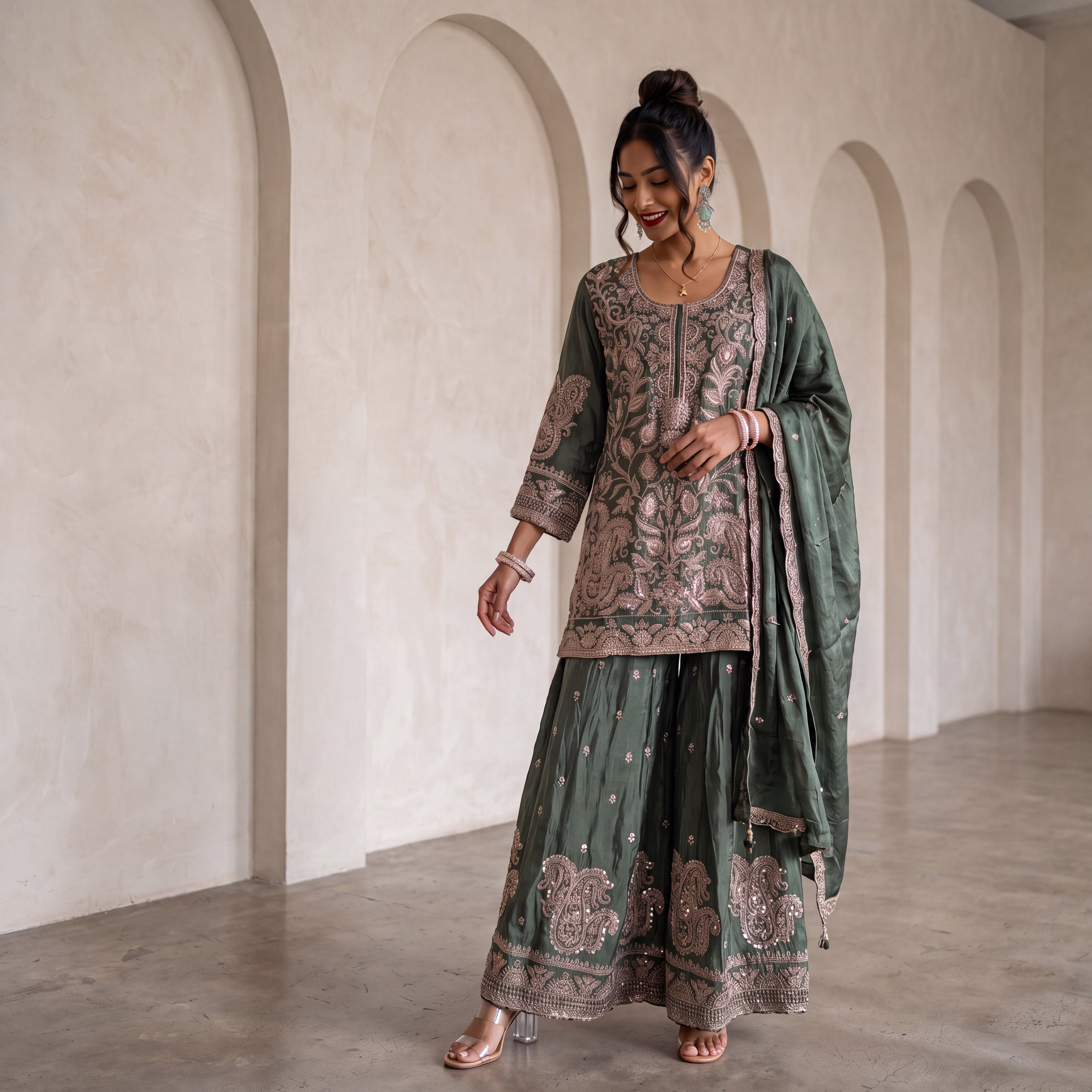 SHARARA SET (READYMADE)