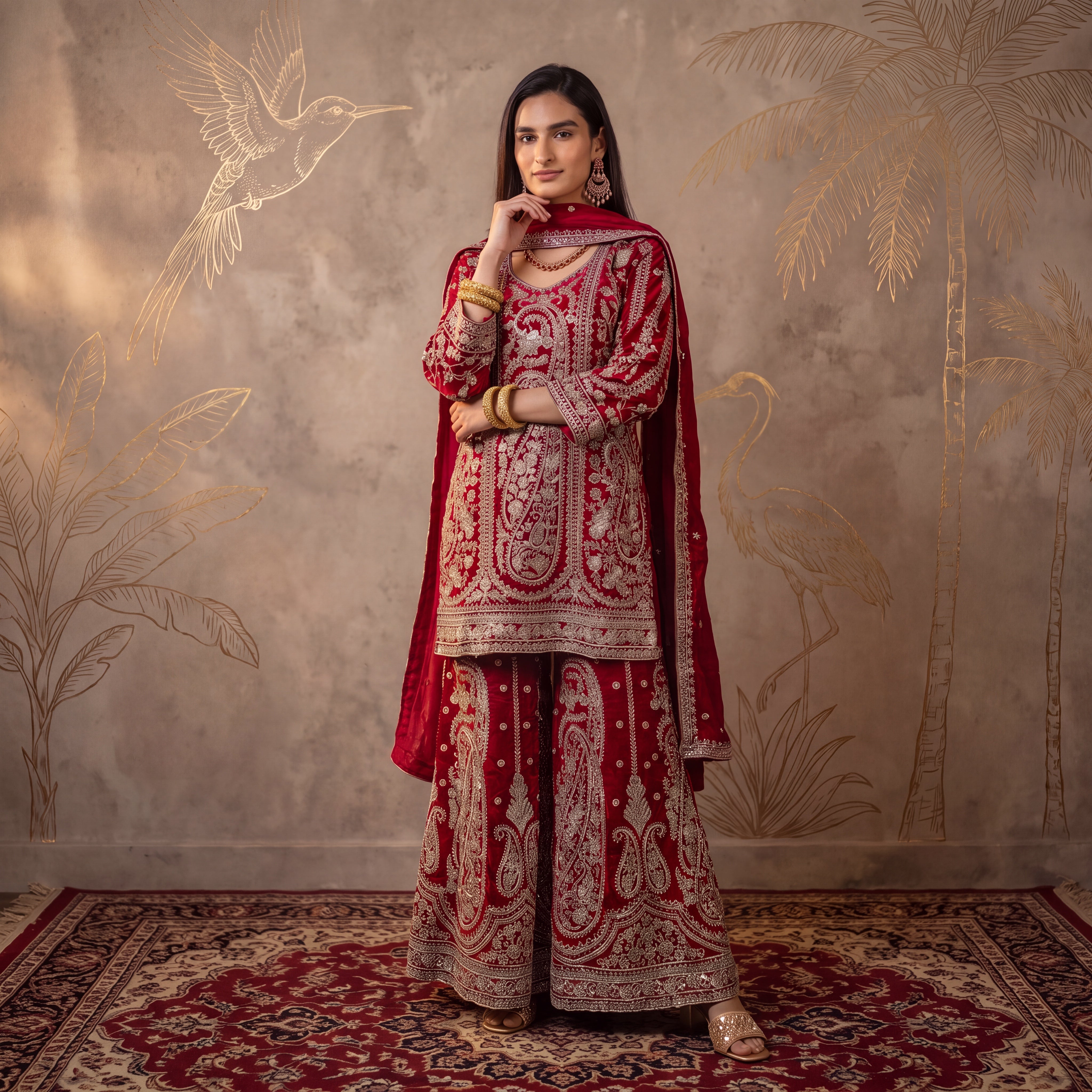 SHARARA SET (READYMADE)