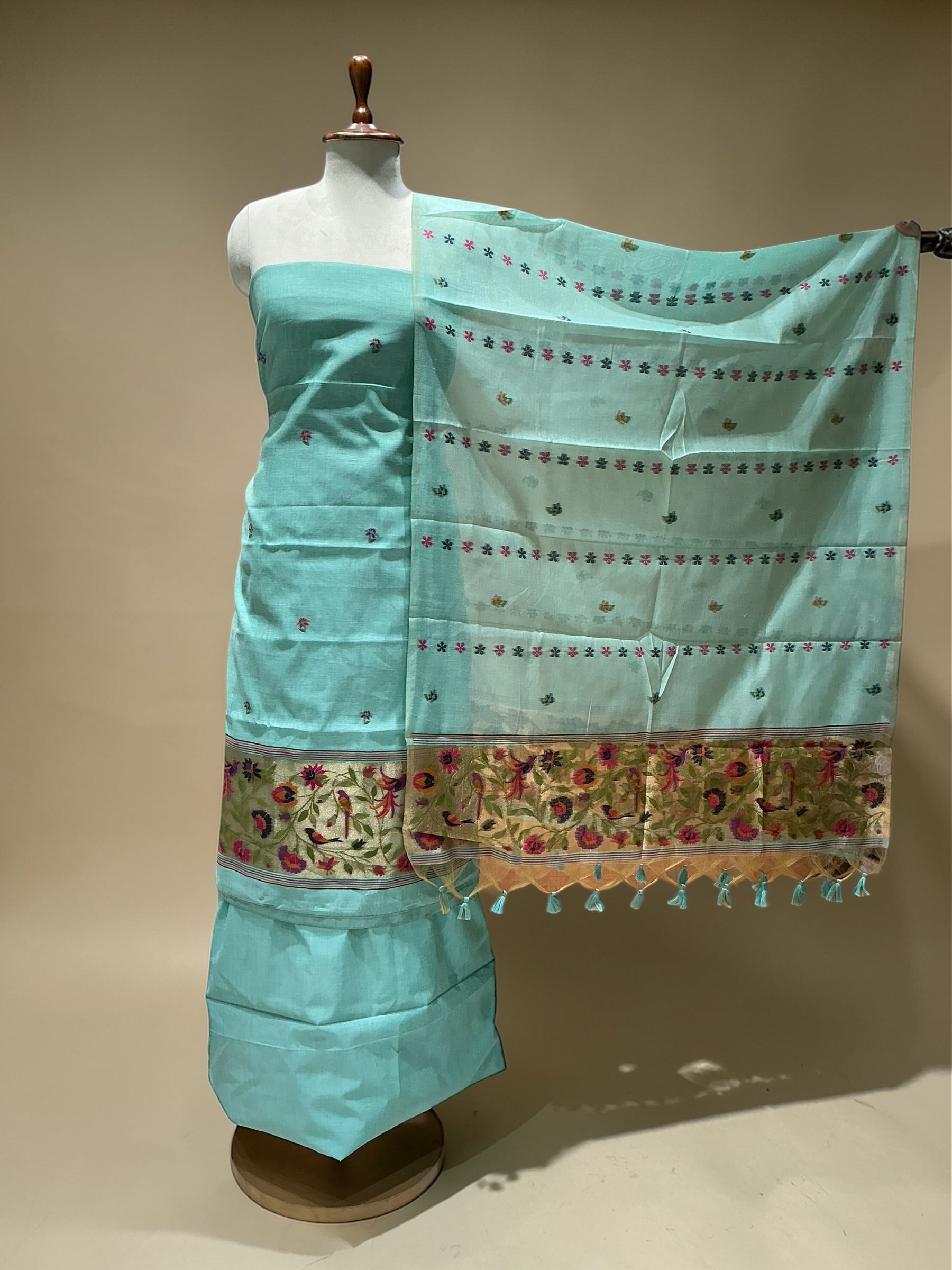 JAMDANI SUIT WITH BEAUTIFUL JAMDANI DUPATTA