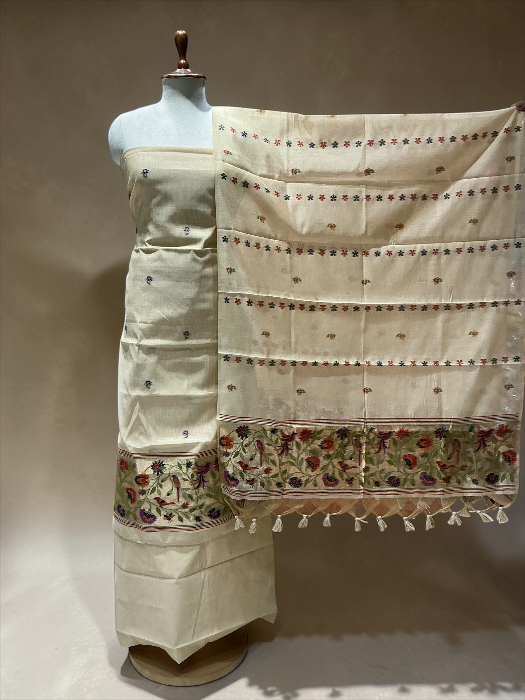 JAMDANI SUIT WITH BEAUTIFUL JAMDANI DUPATTA