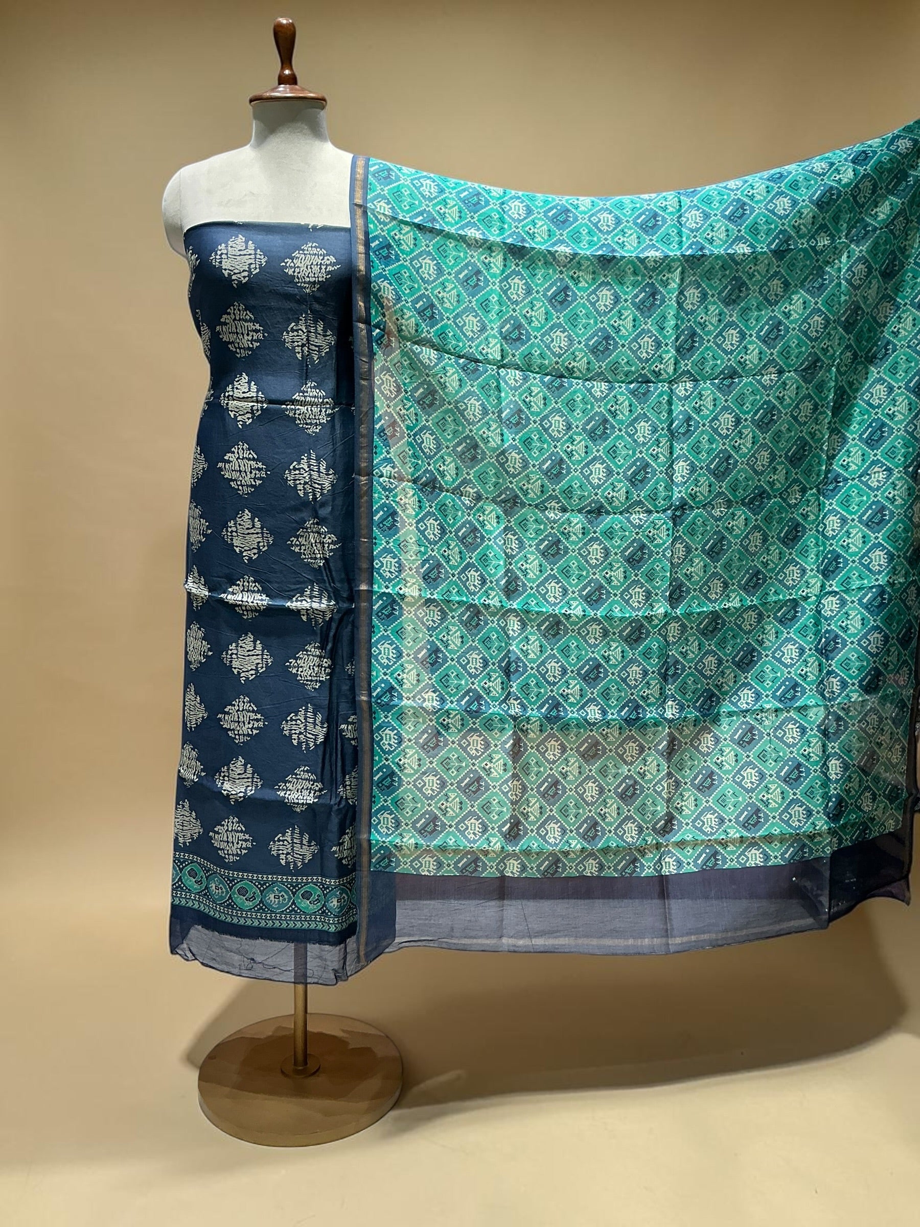 MAHESHWARI SILK SUIT IN BEAUTIFUL PRINTS