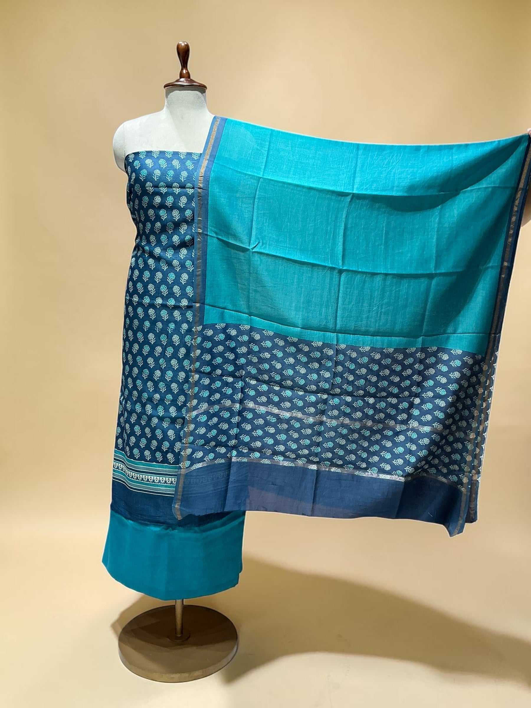 MAHESHWARI SILK SUIT IN BEAUTIFUL PRINTS