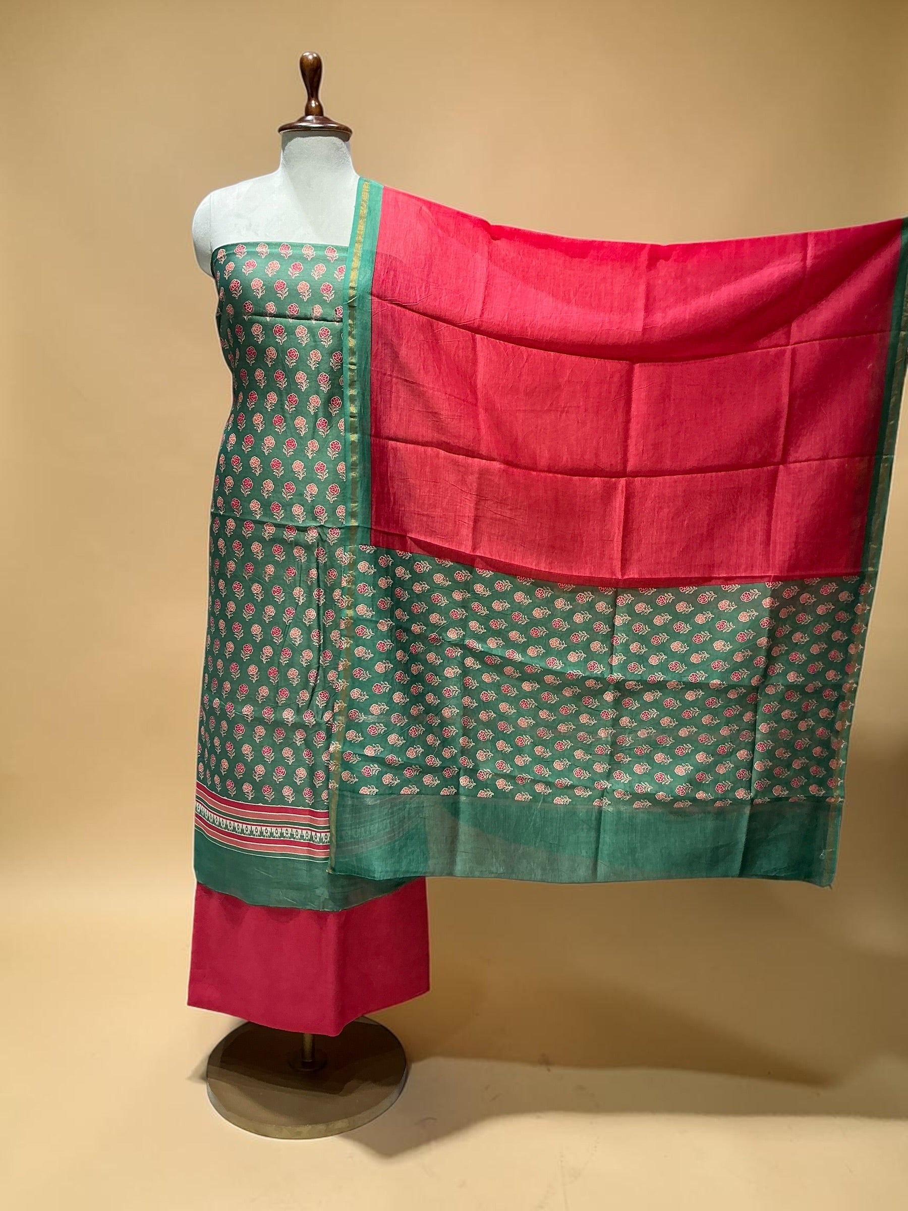 MAHESHWARI SILK SUIT IN BEAUTIFUL PRINTS