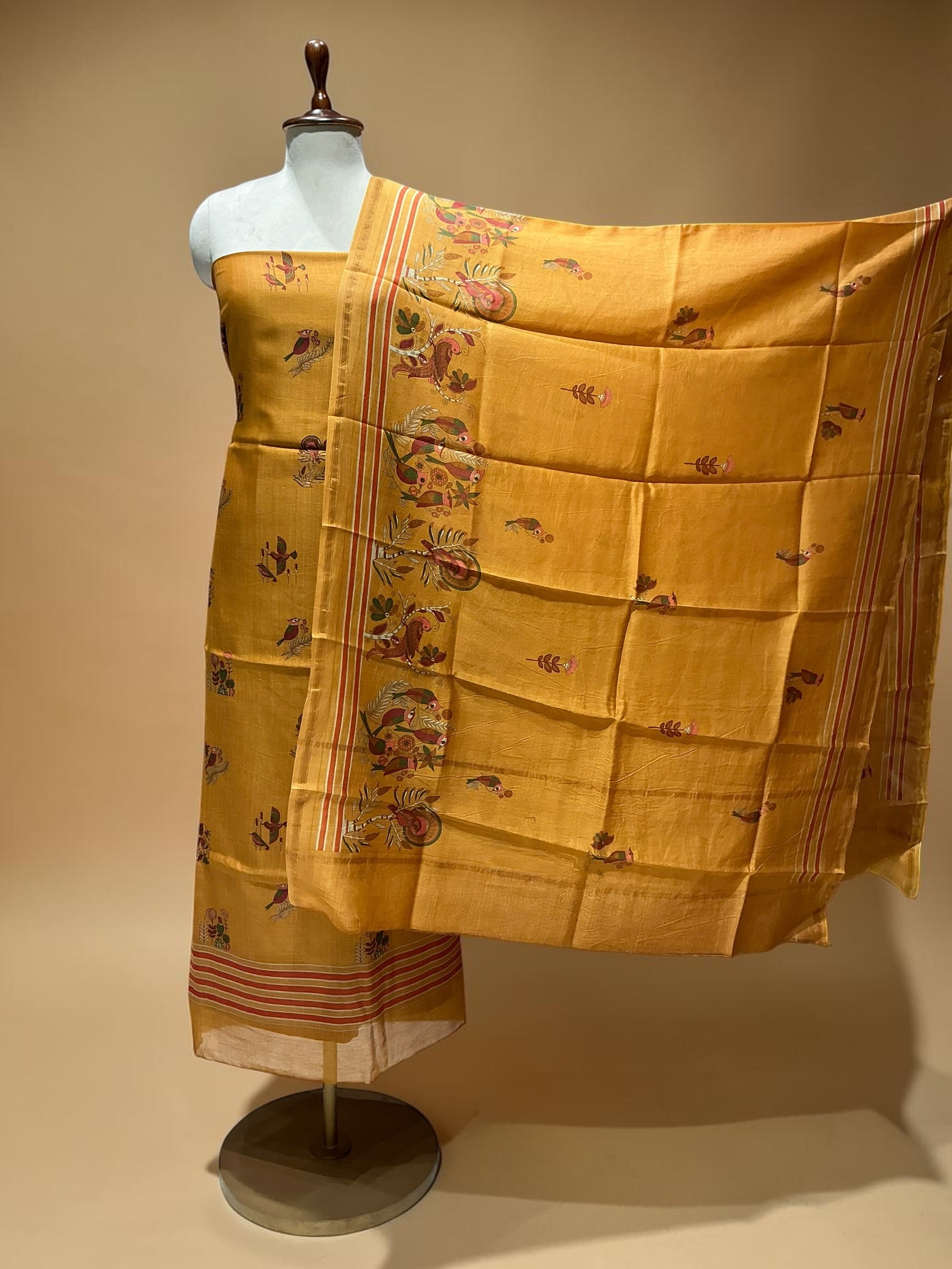 MAHESHWARI SILK SUIT IN BEAUTIFUL PRINTS