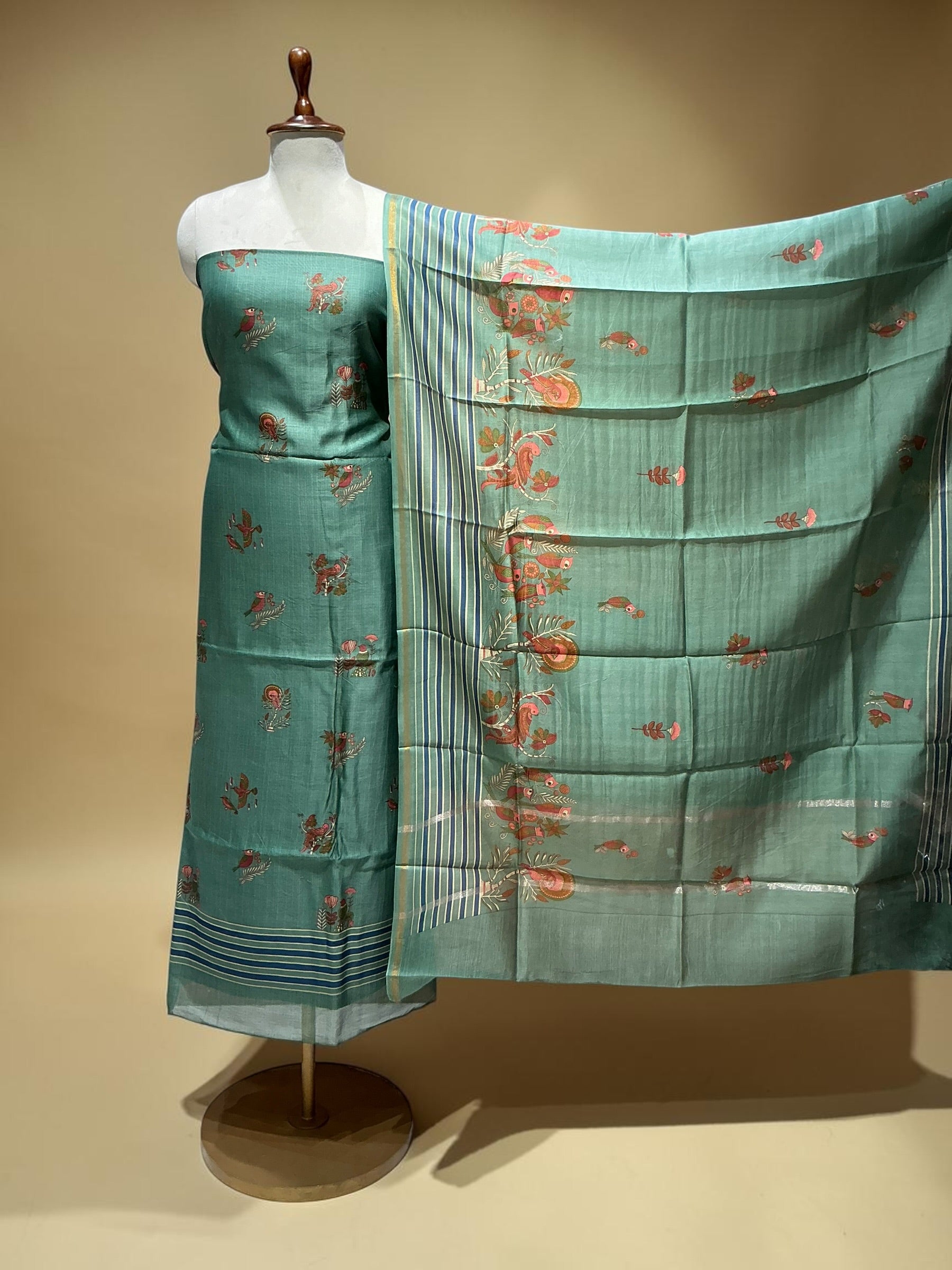 MAHESHWARI SILK SUIT IN BEAUTIFUL PRINTS