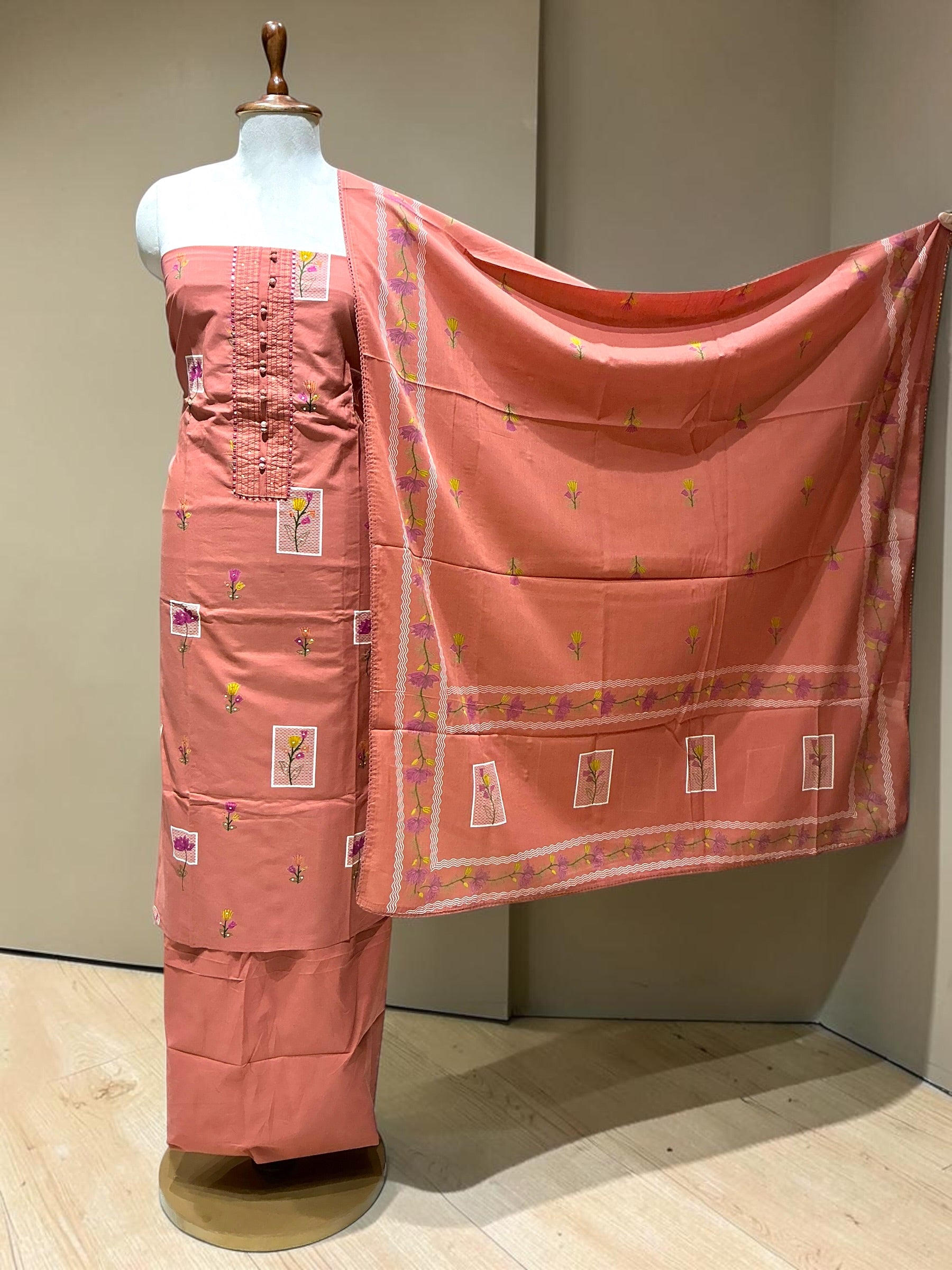 Unstitch Suit - Peach1