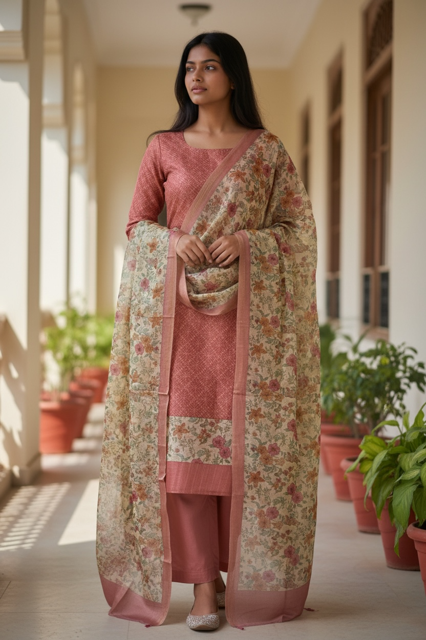 MAHESHWARI SILK SUIT