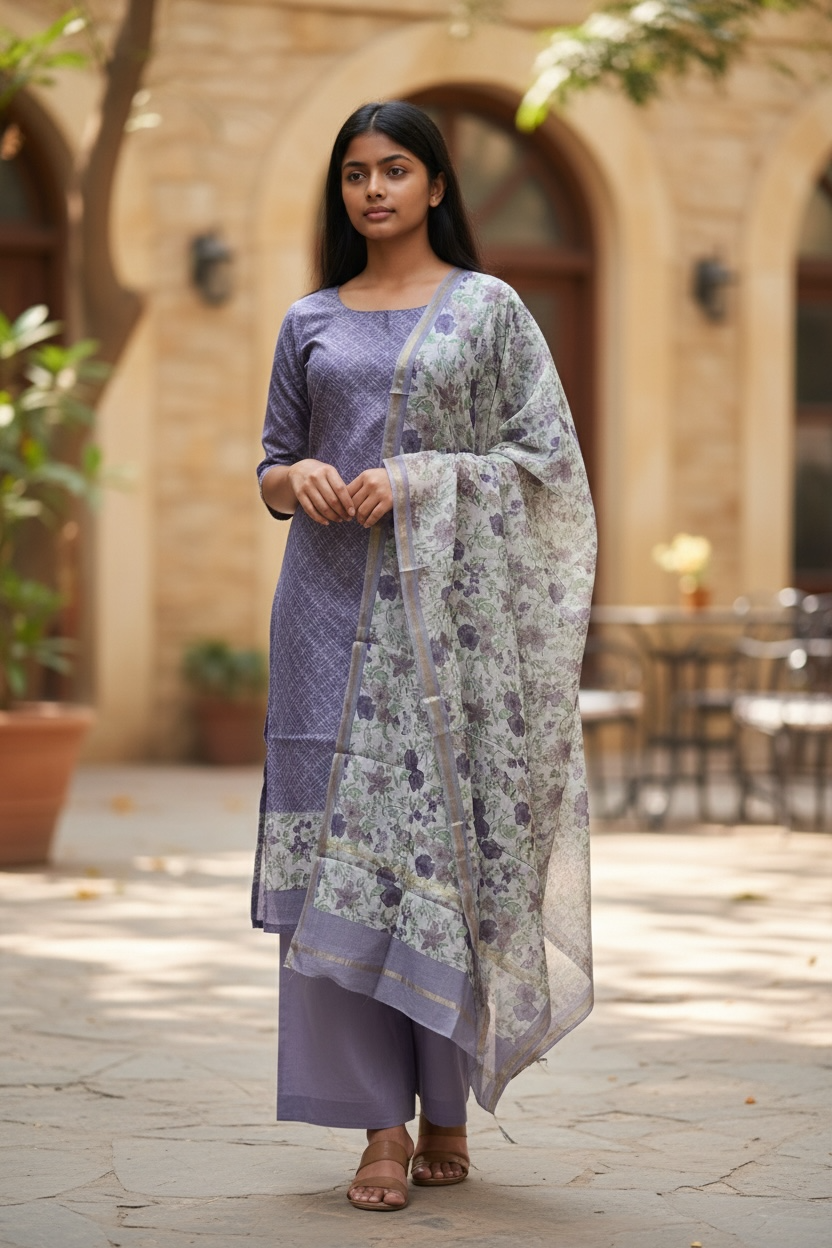 MAHESHWARI SILK SUIT