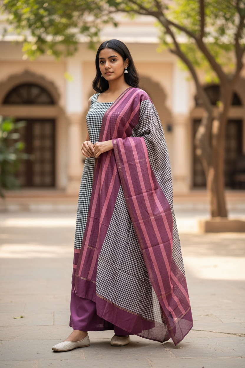 MAHESHWARI SILK SUIT