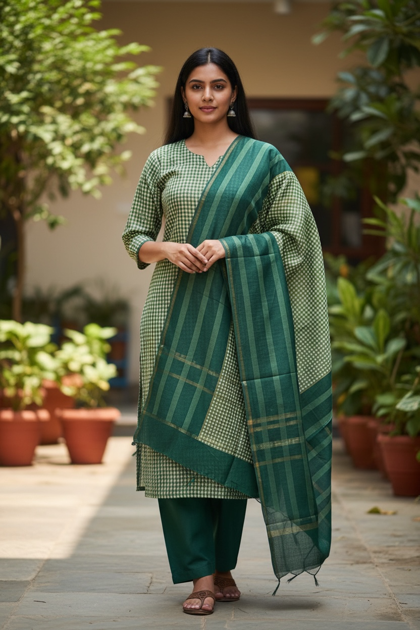 MAHESHWARI SILK SUIT