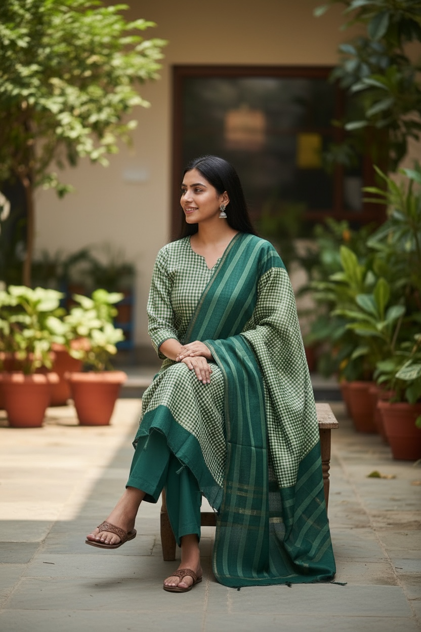 MAHESHWARI SILK SUIT