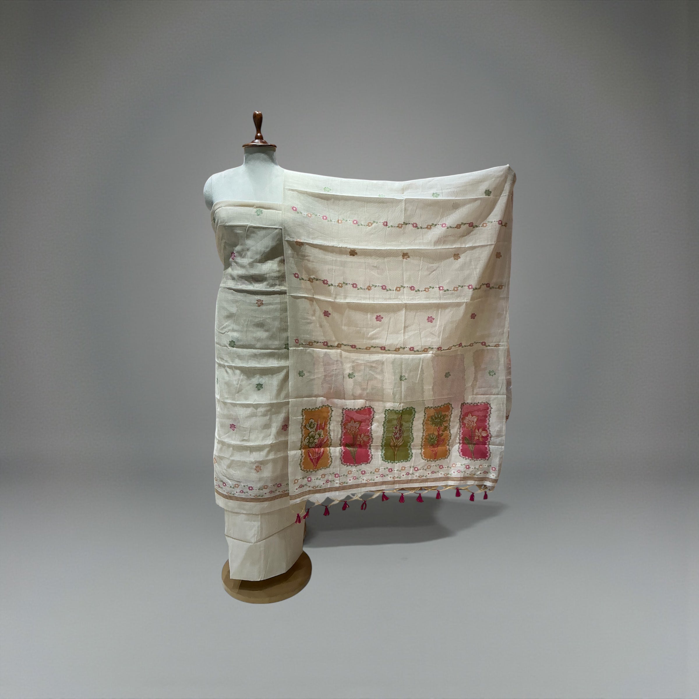 JAMDANI SUIT WITH JAMDANI DUPATTA