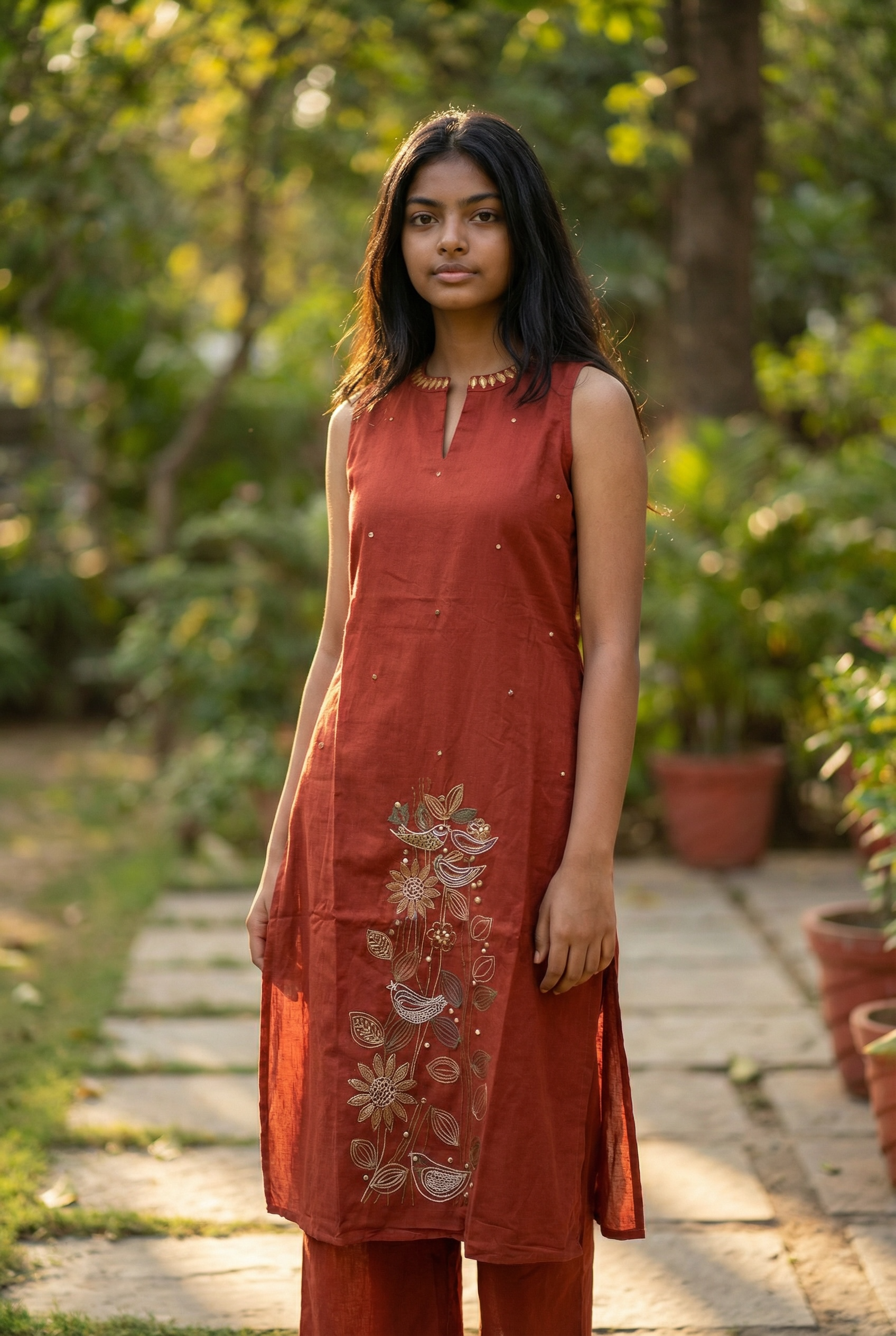 PURE COTTON KURTI SET