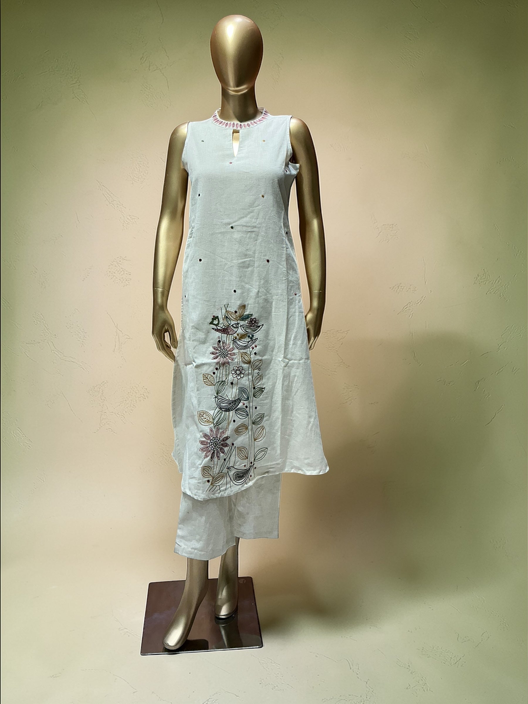 PURE COTTON KURTI SET