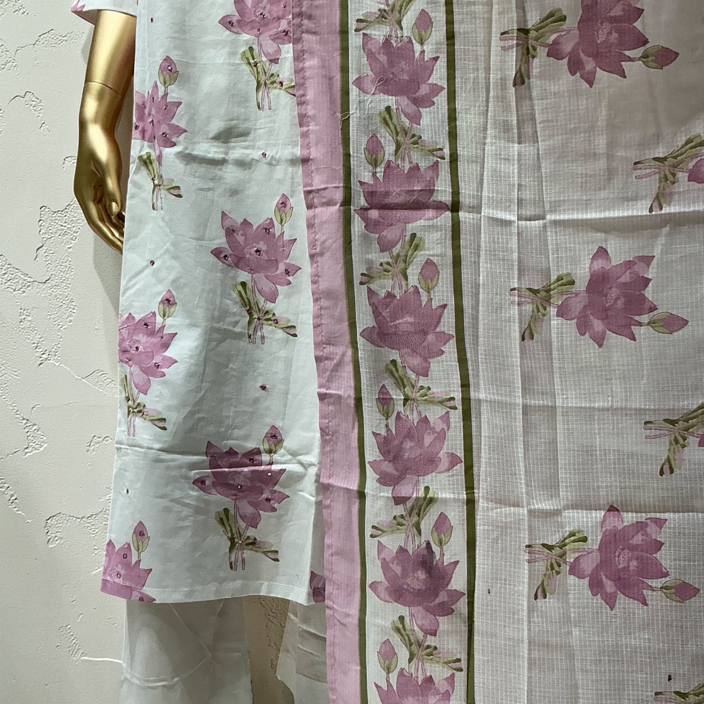 PURE COTTON KURTI SET