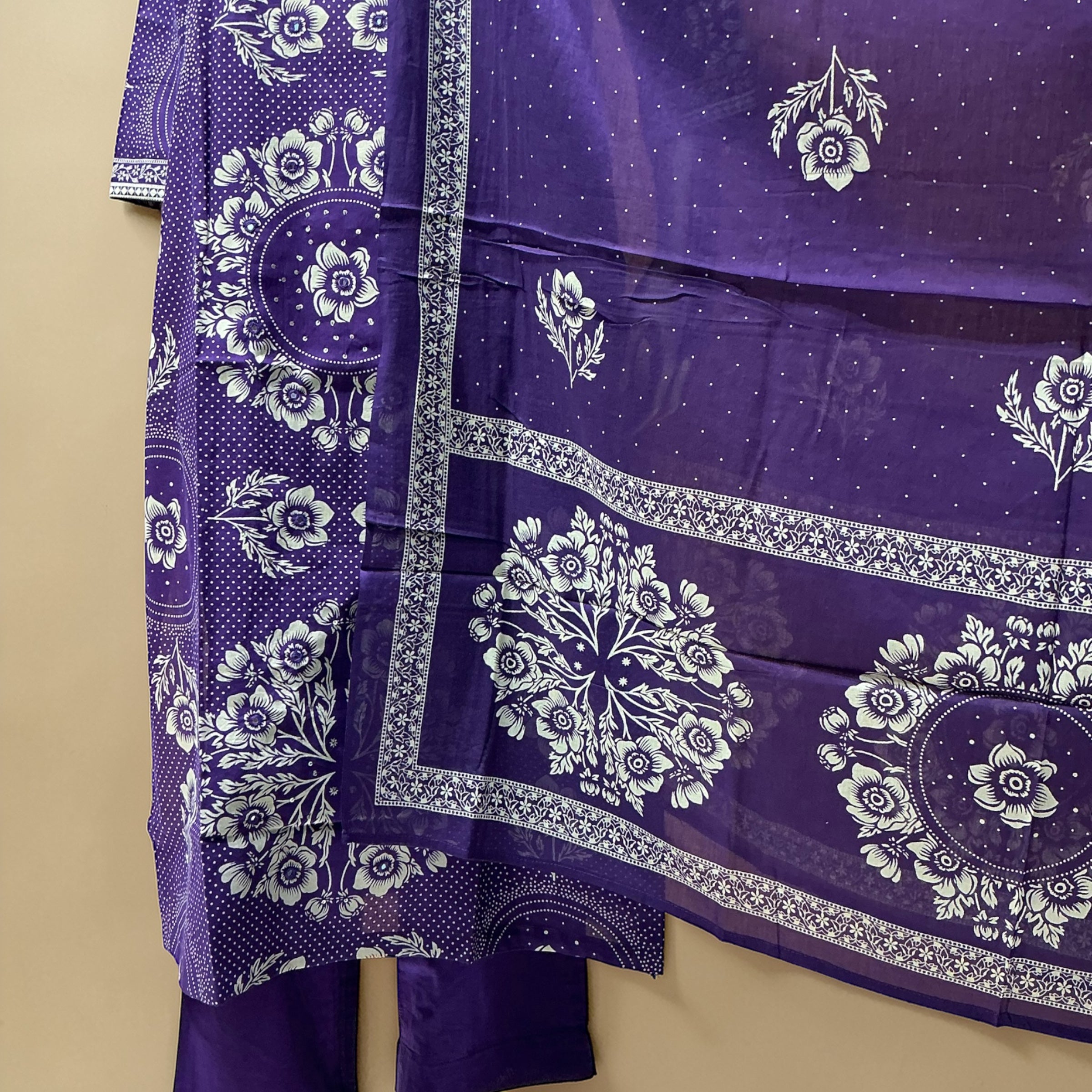 pure cotton kuurti set