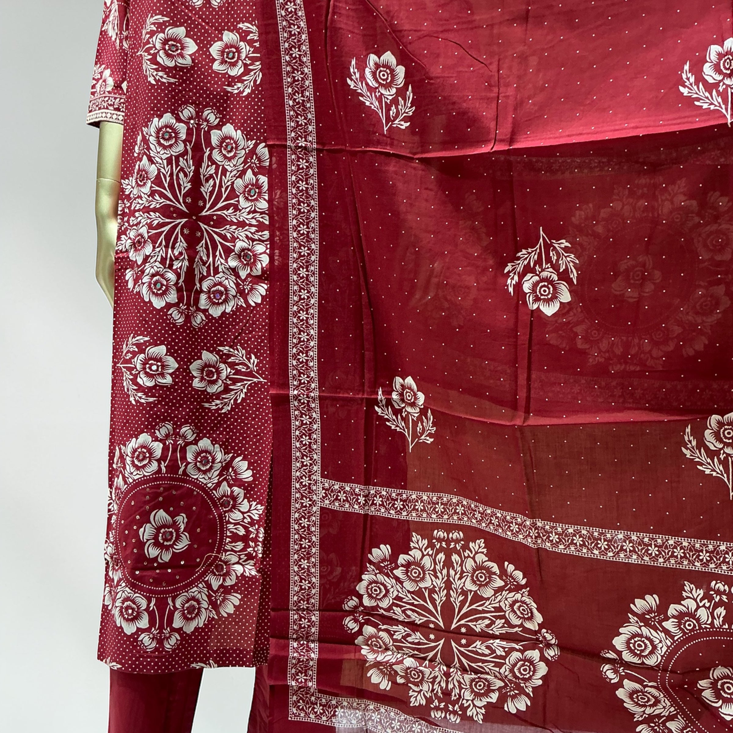 pure cotton kuurti set