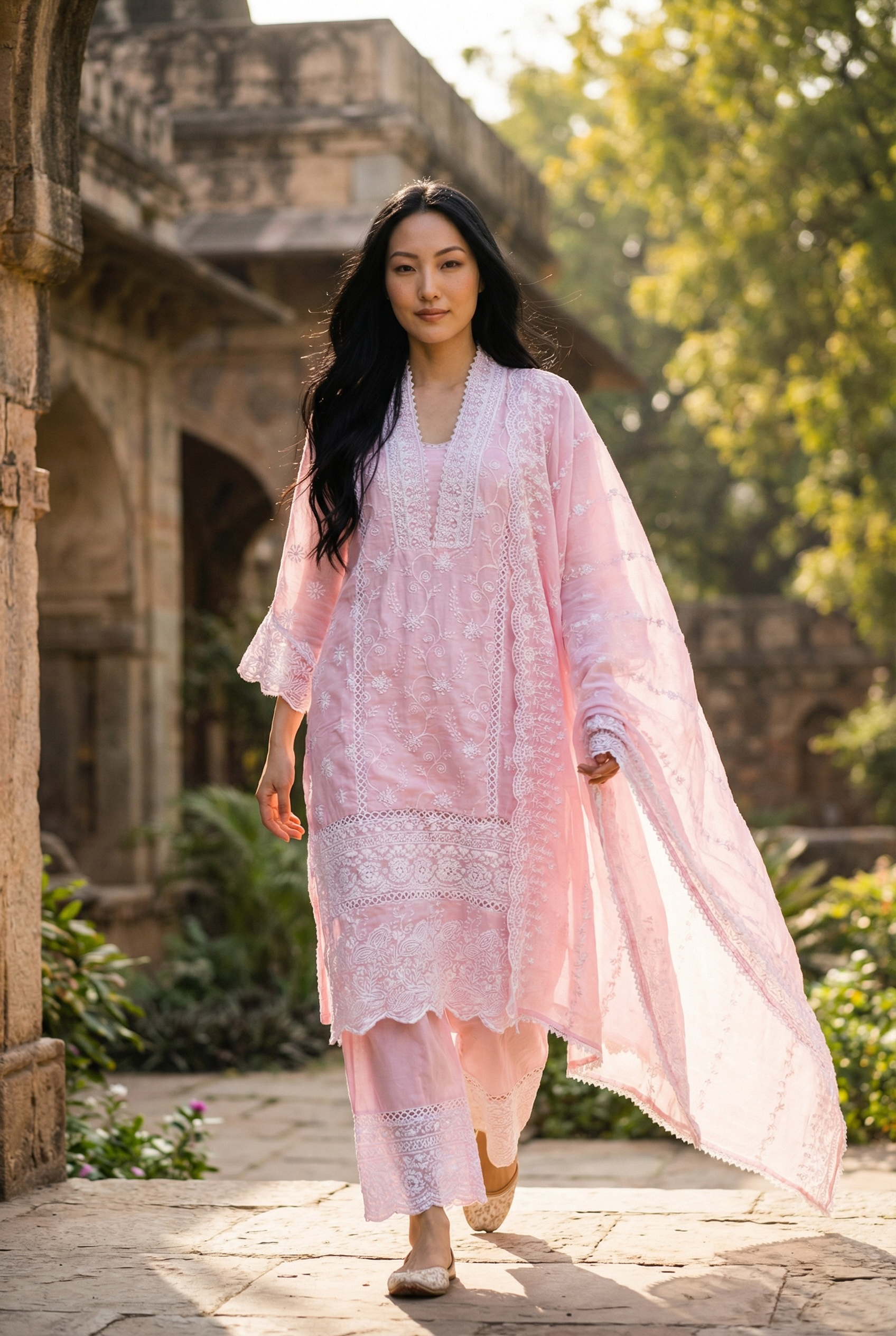 MUL COTTON KURTI SET
