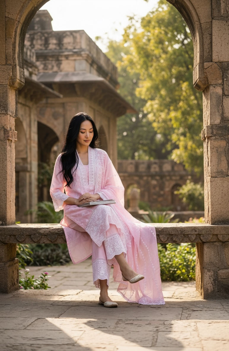 MUL COTTON KURTI SET