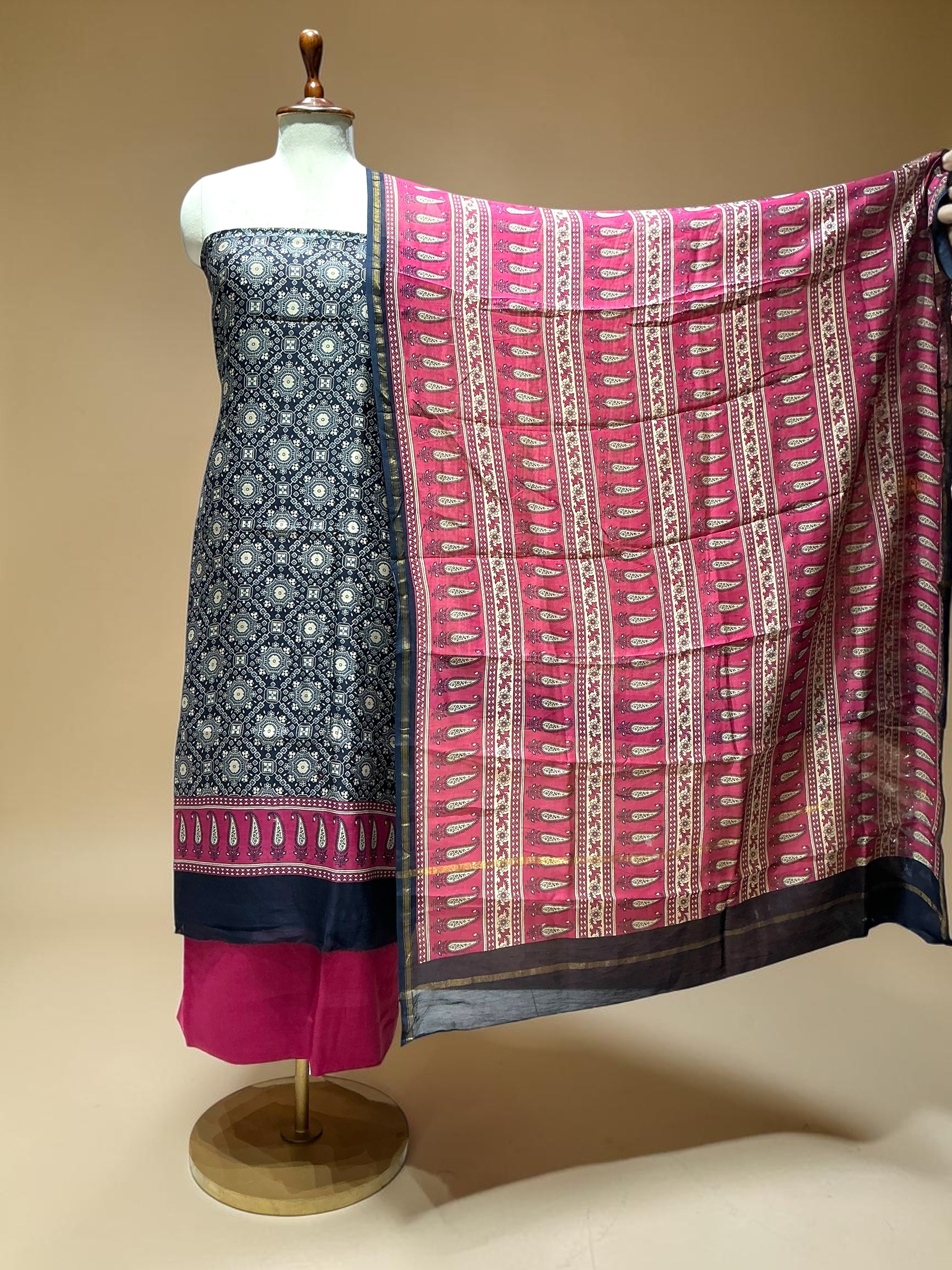 MAHESHWARI SILK SUIT IN BEAUTIFUL PRINTS
