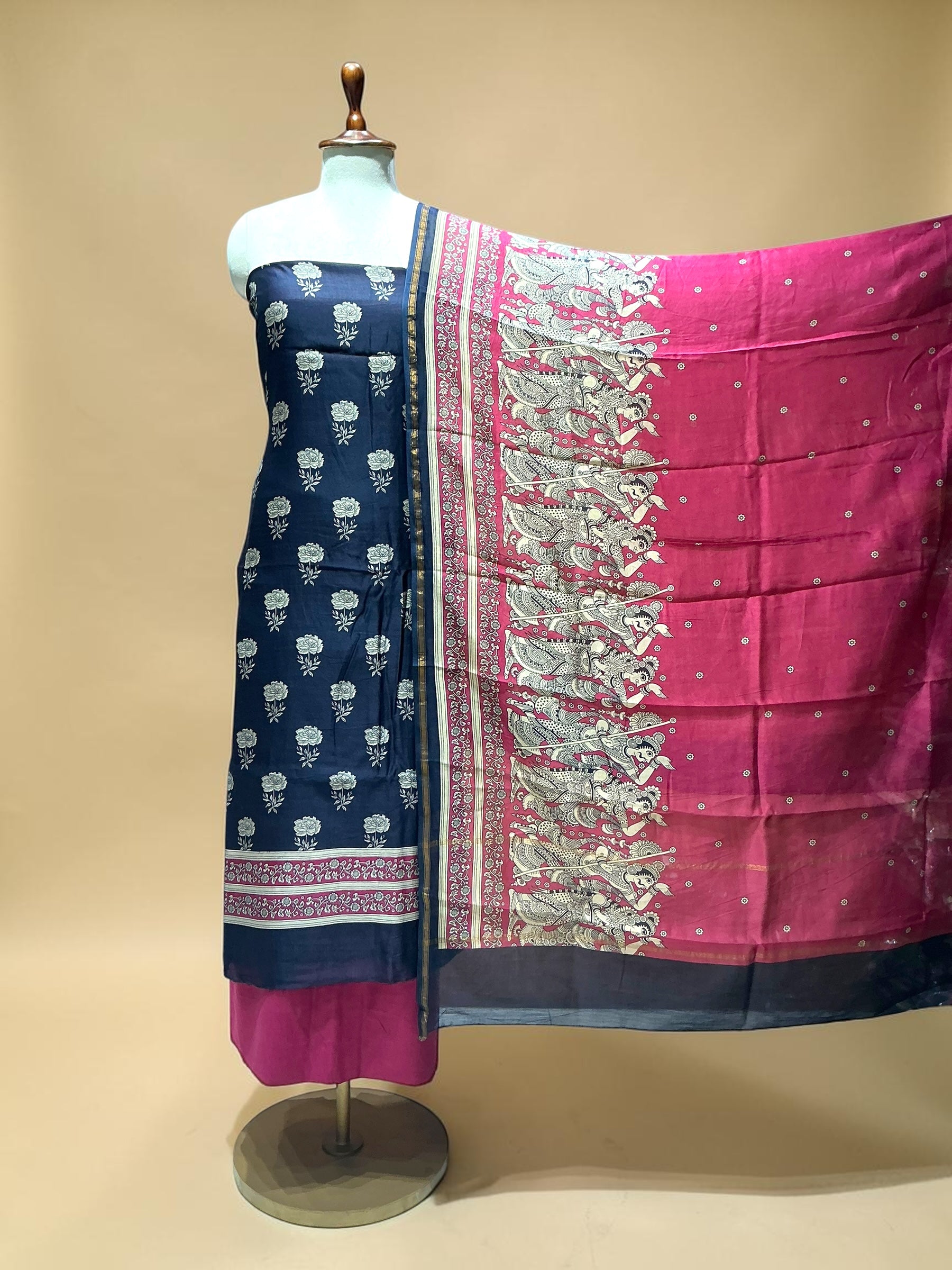MAHESHWARI SILK SUIT IN BEAUTIFUL PRINTS