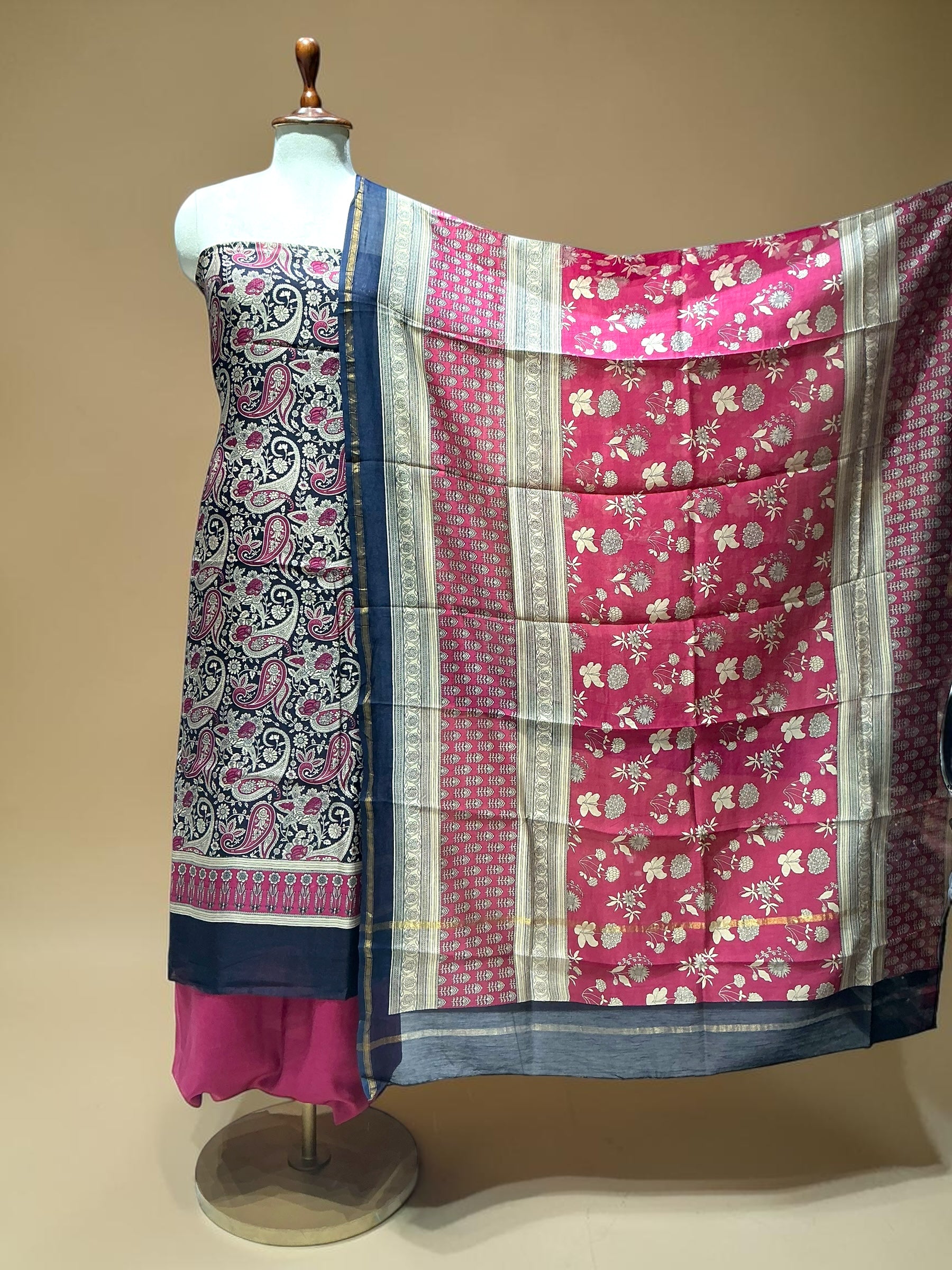 MAHESHWARI SILK SUIT IN BEAUTIFUL PRINTS