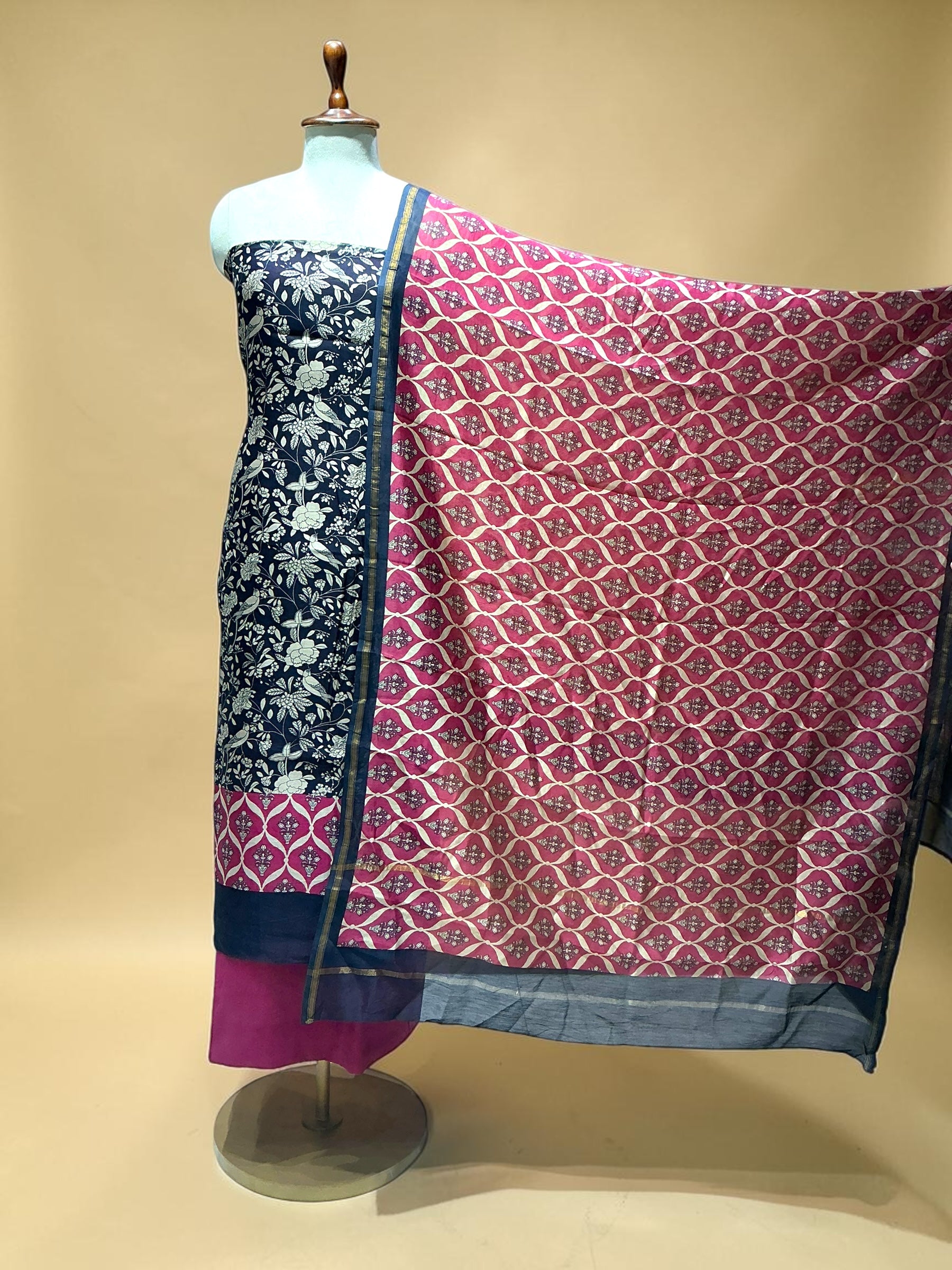 MAHESHWARI SILK SUIT IN BEAUTIFUL PRINTS