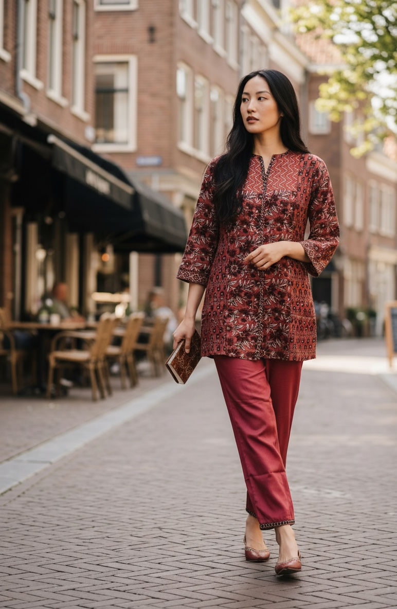 Cotton Silk Premium Co-Ord Set 