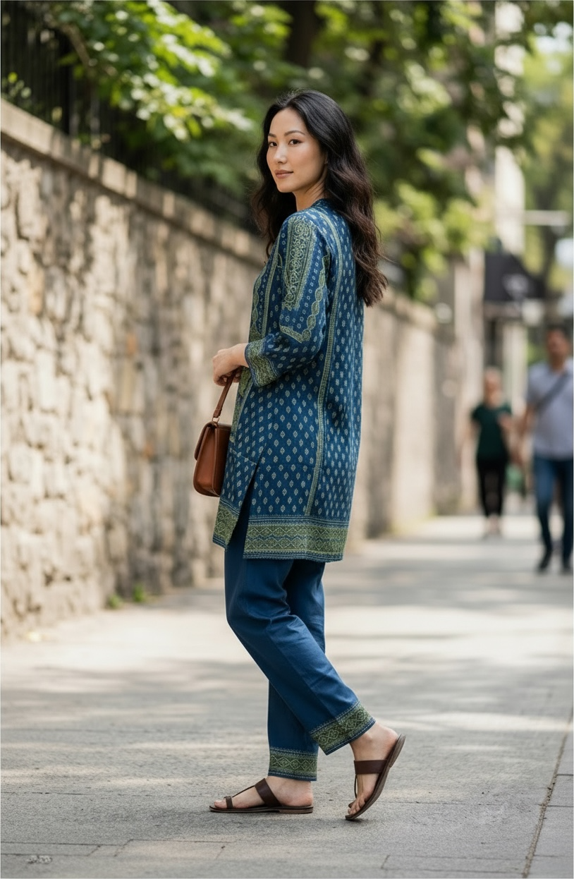 Cotton Silk Premium Co-Ord Set 