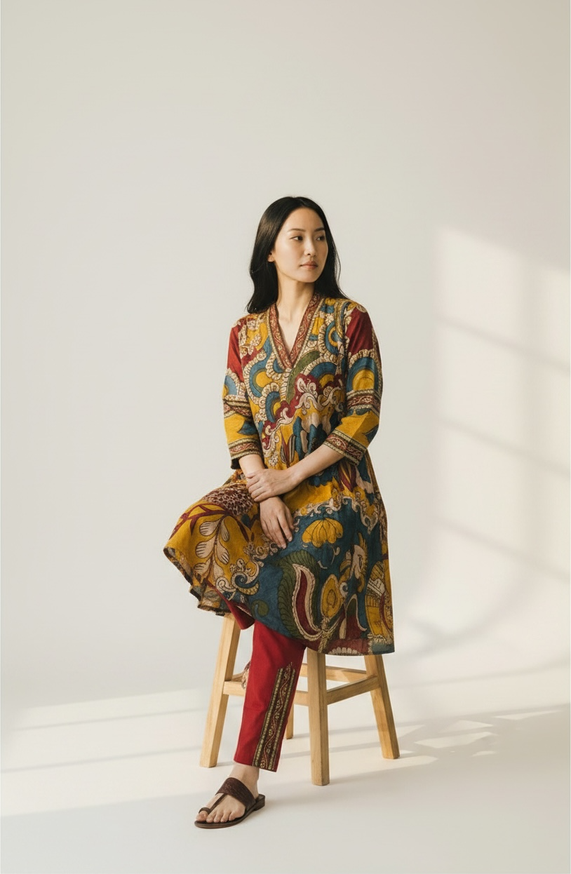 Cotton Silk Premium Co-Ord Set 