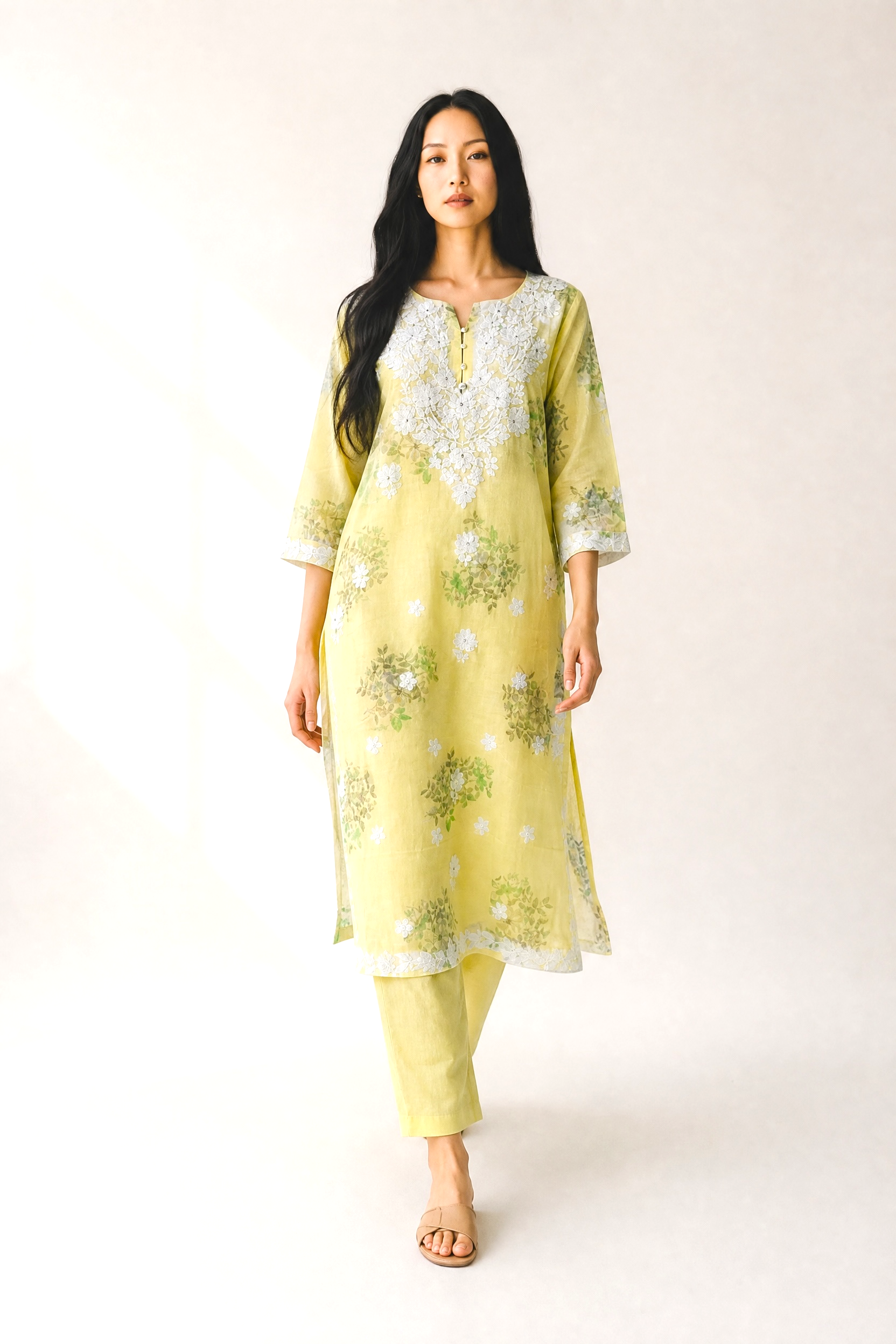 PURE MUL COTTON KURTI-SET