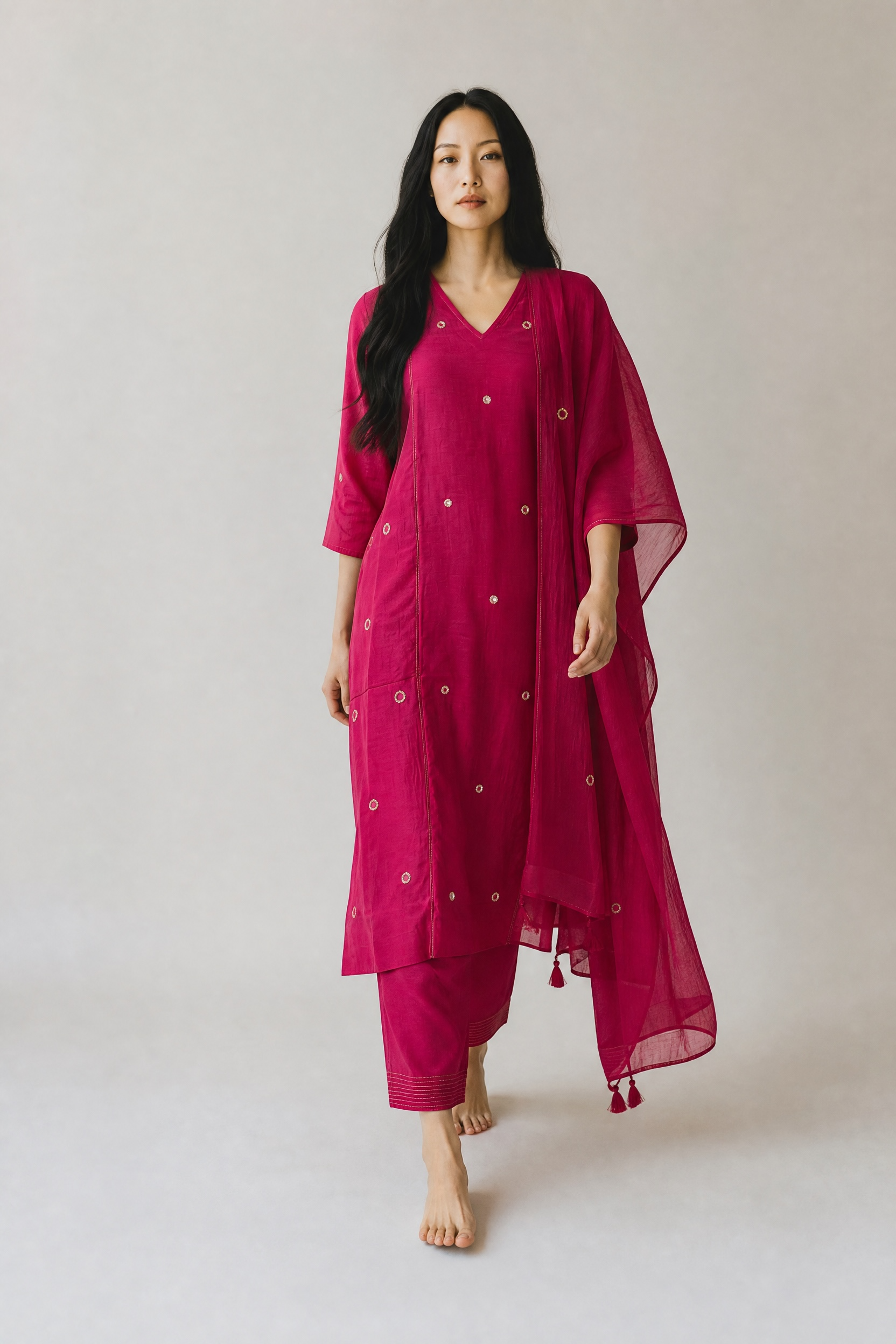 Kurti-Set - RED