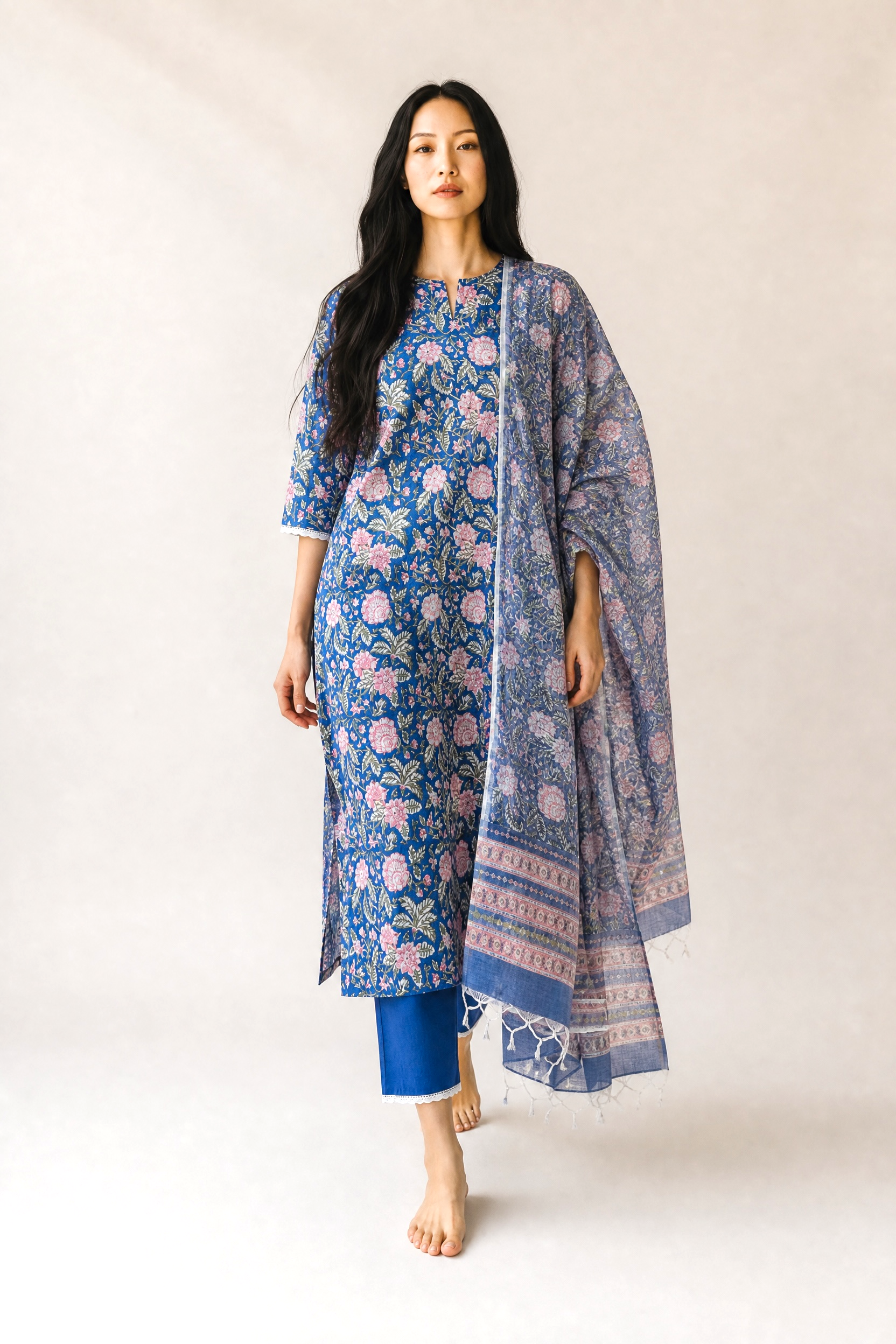 Kurti-Set - Blue
