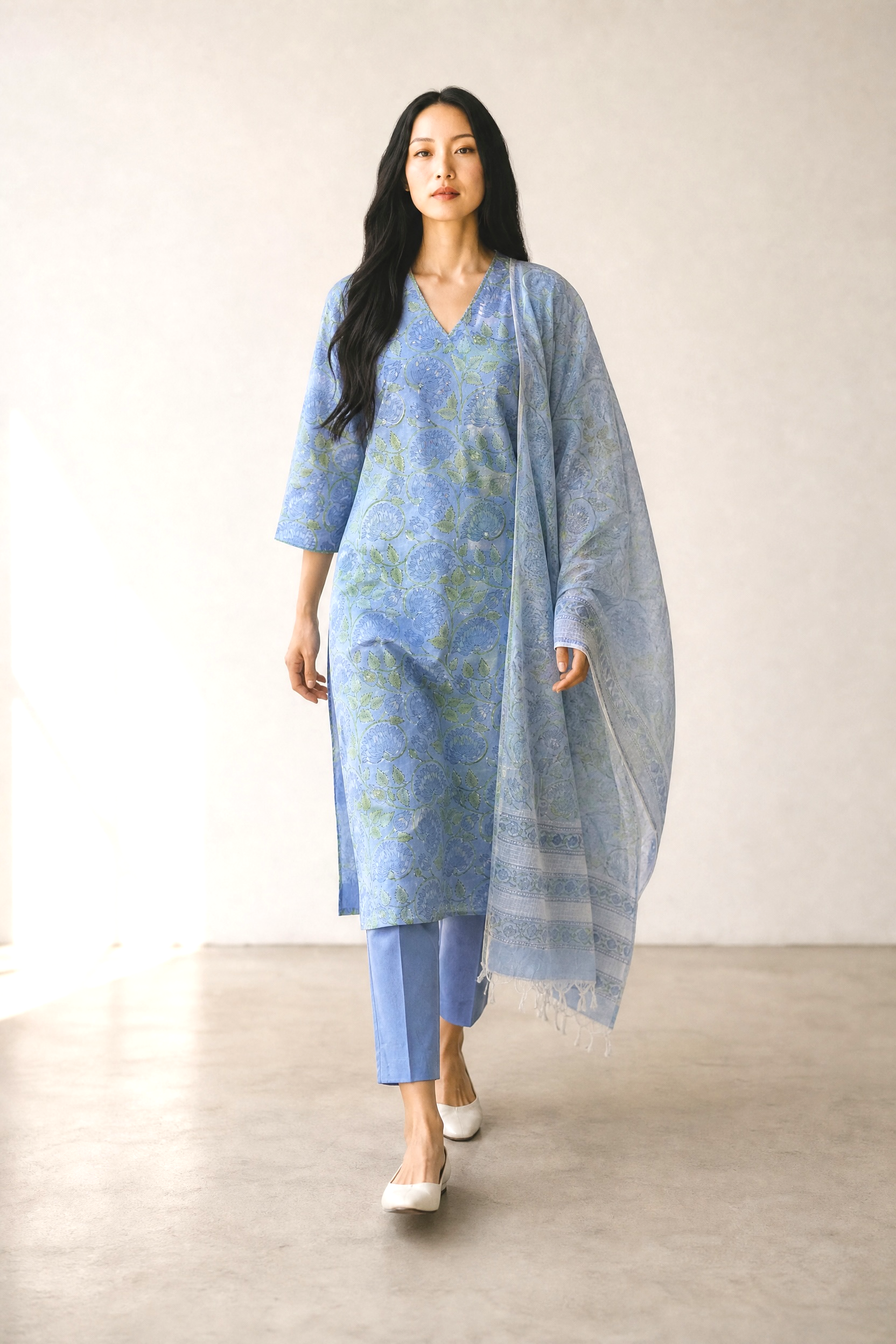 Kurti-Set - Blue