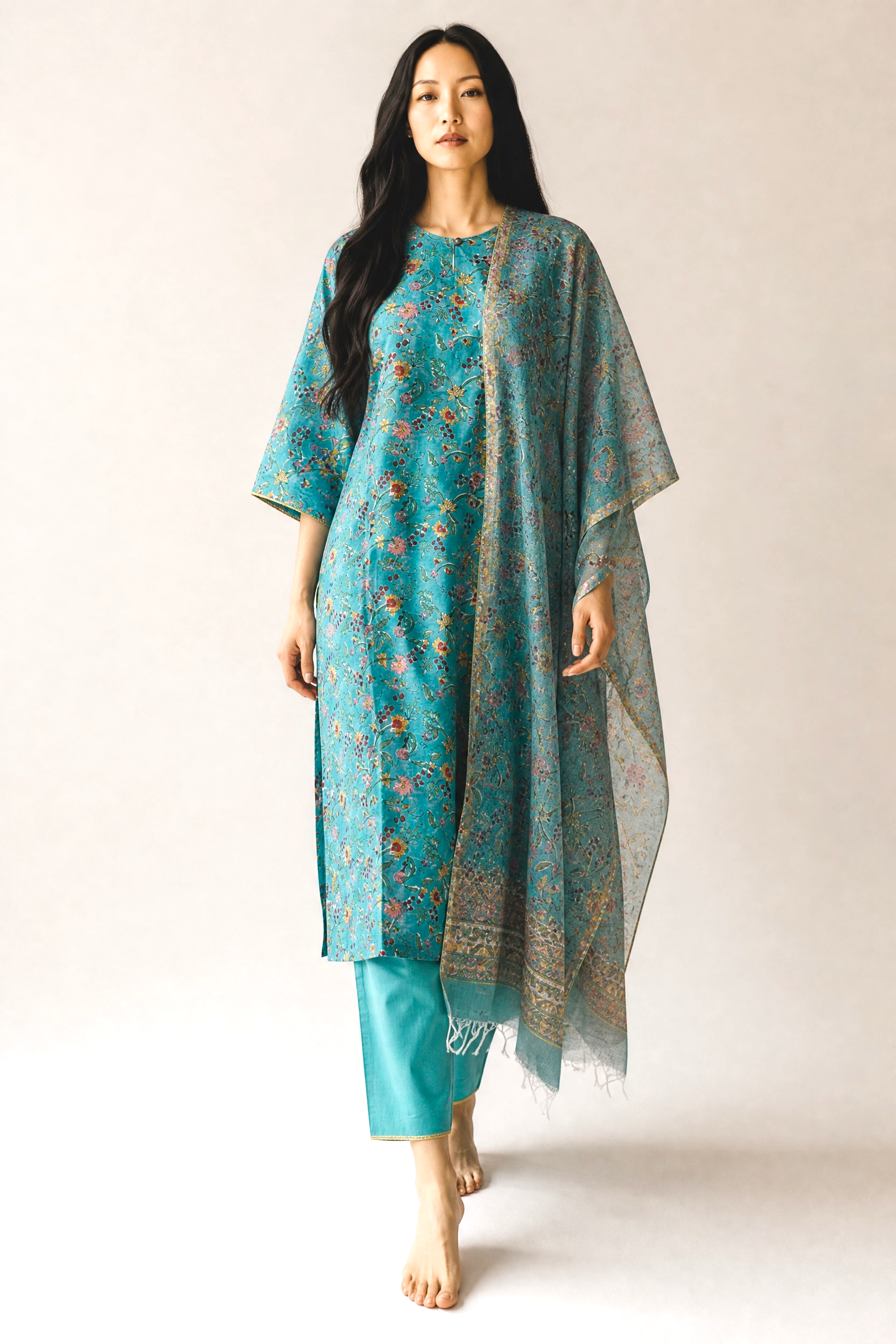 pure cotton Kurti-Set