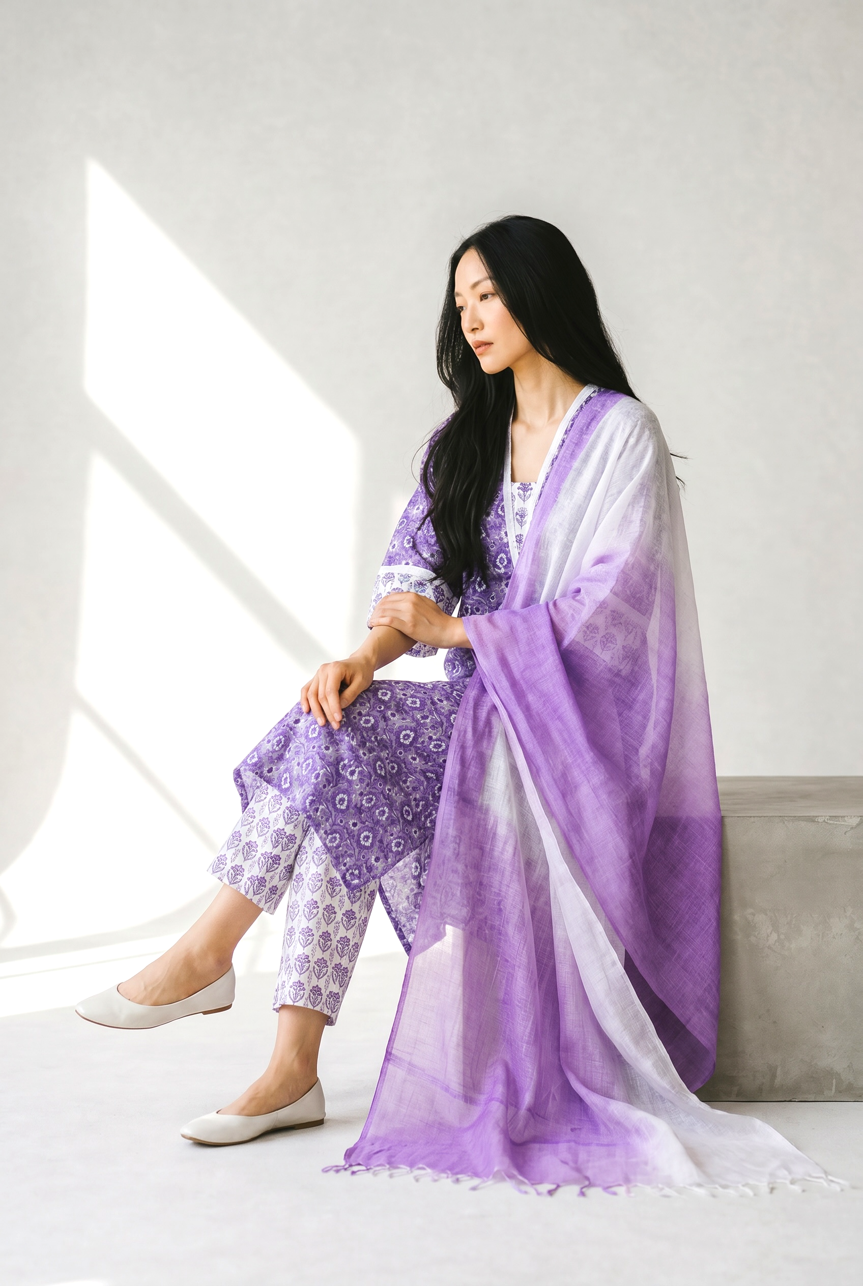 pure cotton Kurti-Set