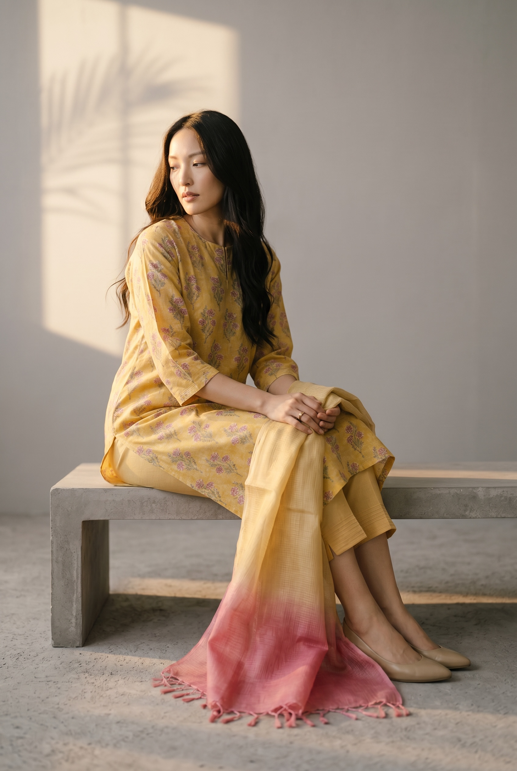 pure cotton Kurti-Set