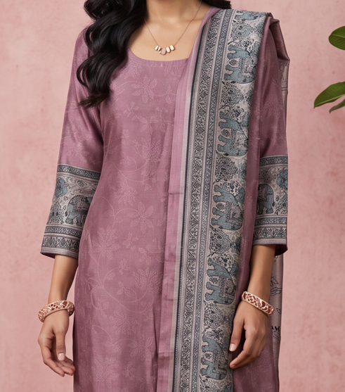 SOFT SILK (UNSTITCHED SUIT)