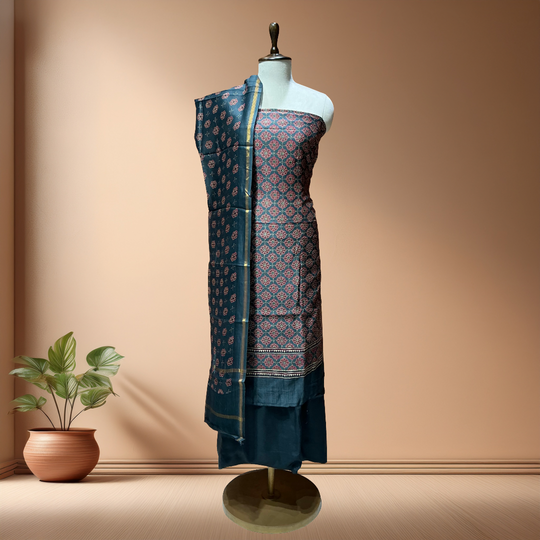 Maheshwari Silk Suit