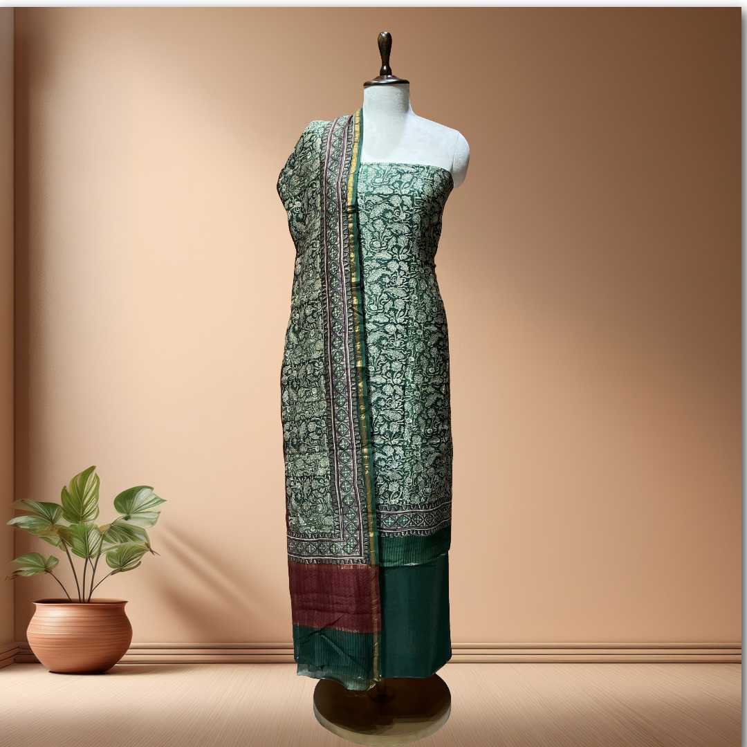 Maheshwari Silk Suit