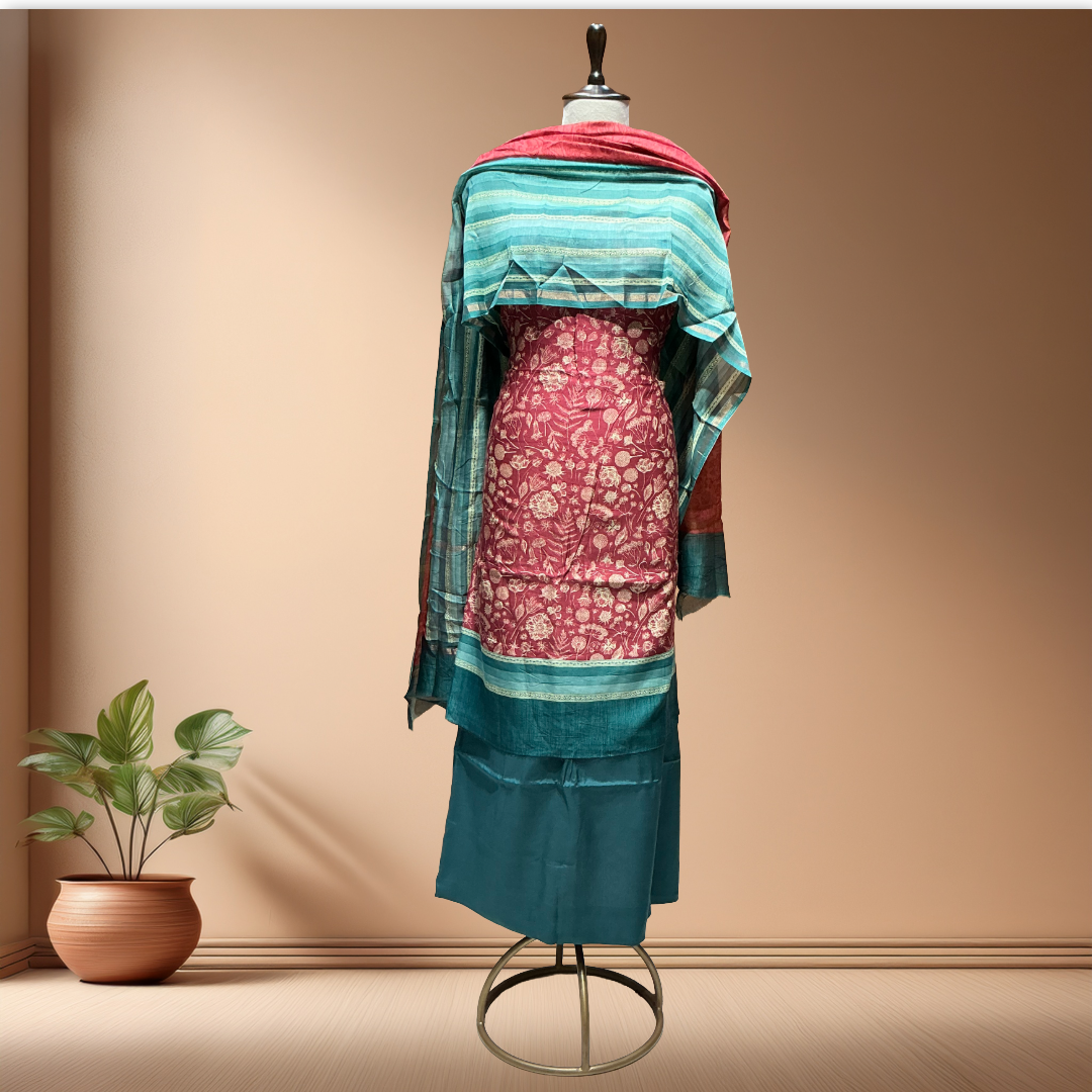Maheshwari Silk Suit